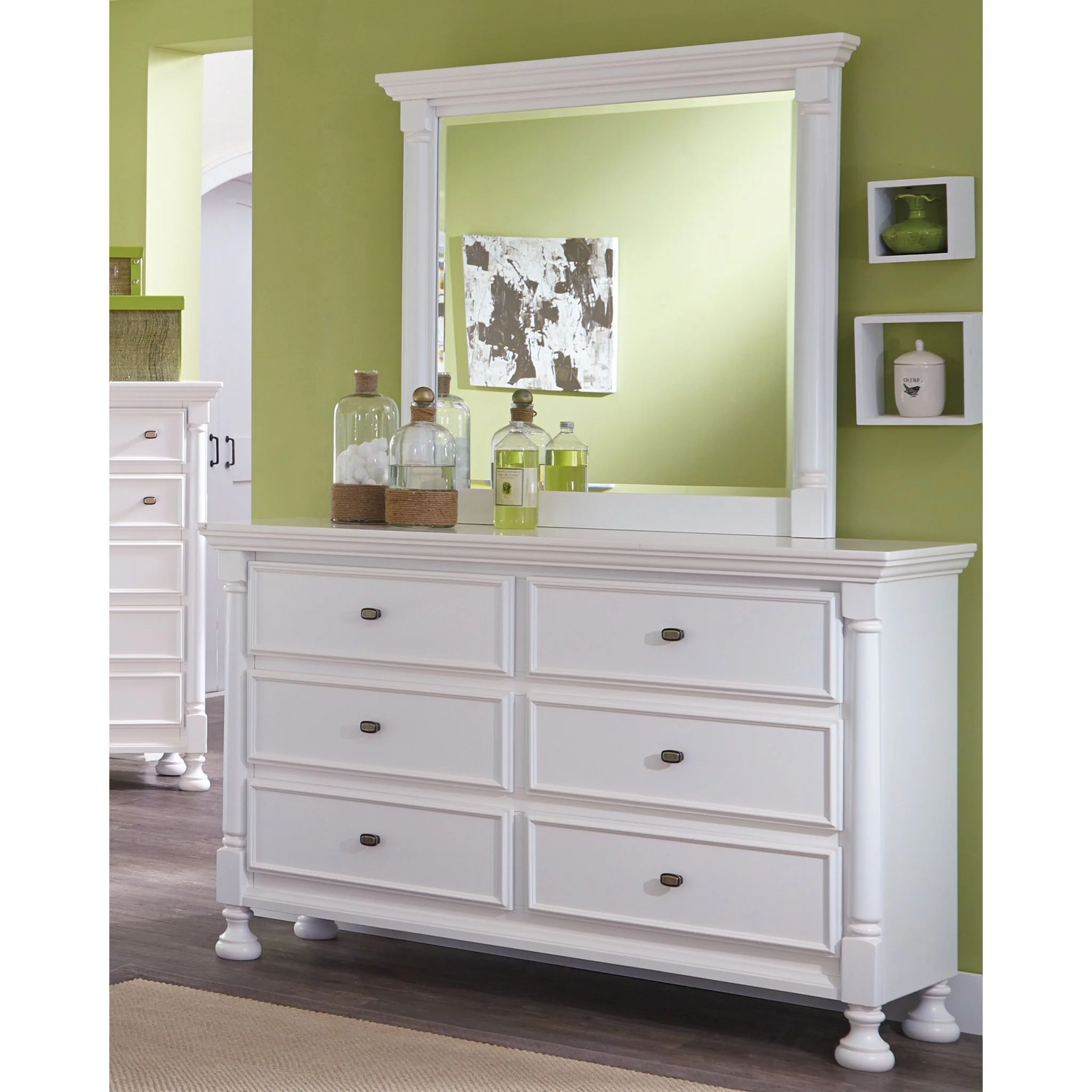 Kaslyn Dresser and Mirror - Image 2