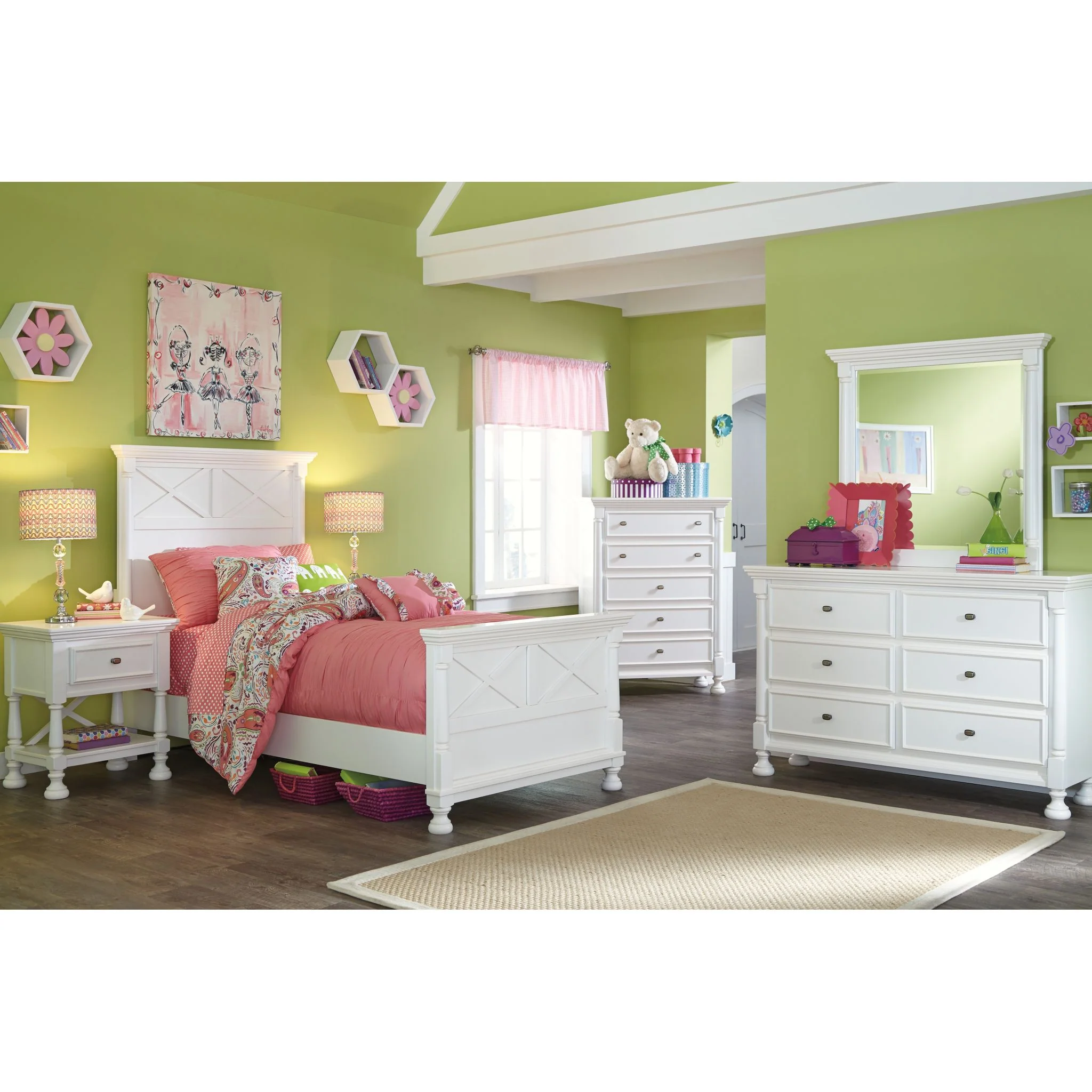 Kaslyn Dresser and Mirror - Image 6