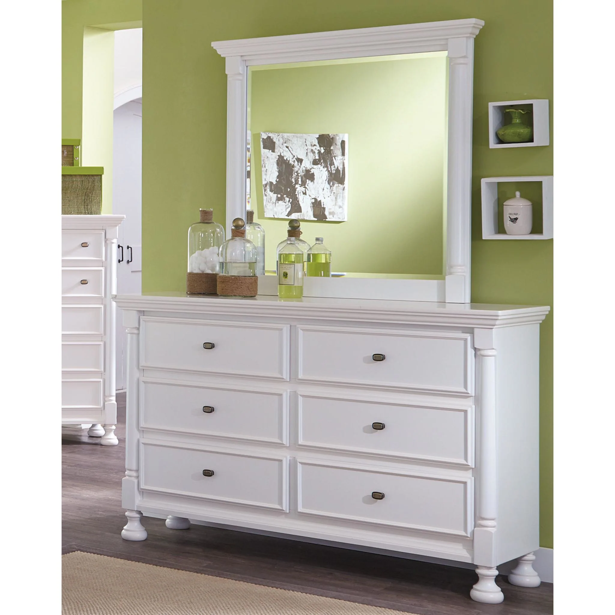 Kaslyn Dresser and Mirror - Image 8