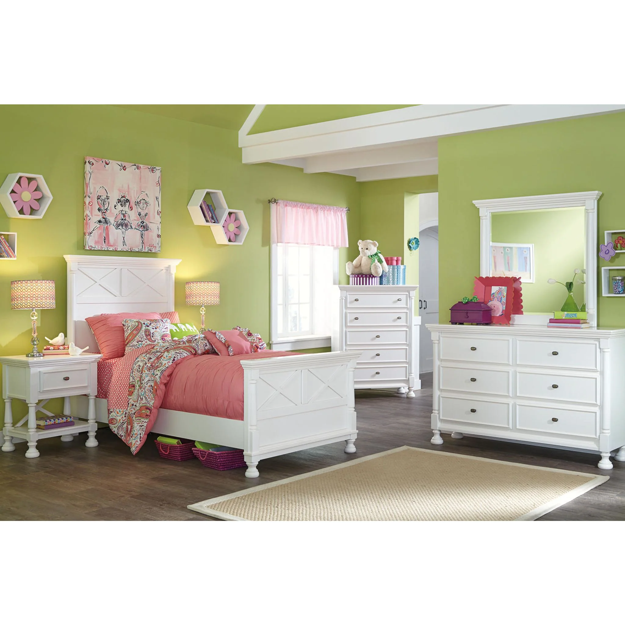 Kaslyn Dresser and Mirror - Image 9
