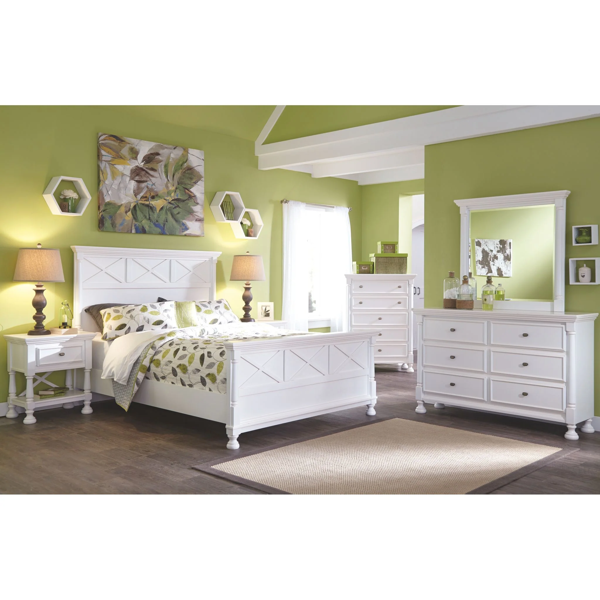 Kaslyn Queen Panel Bed - Image 9