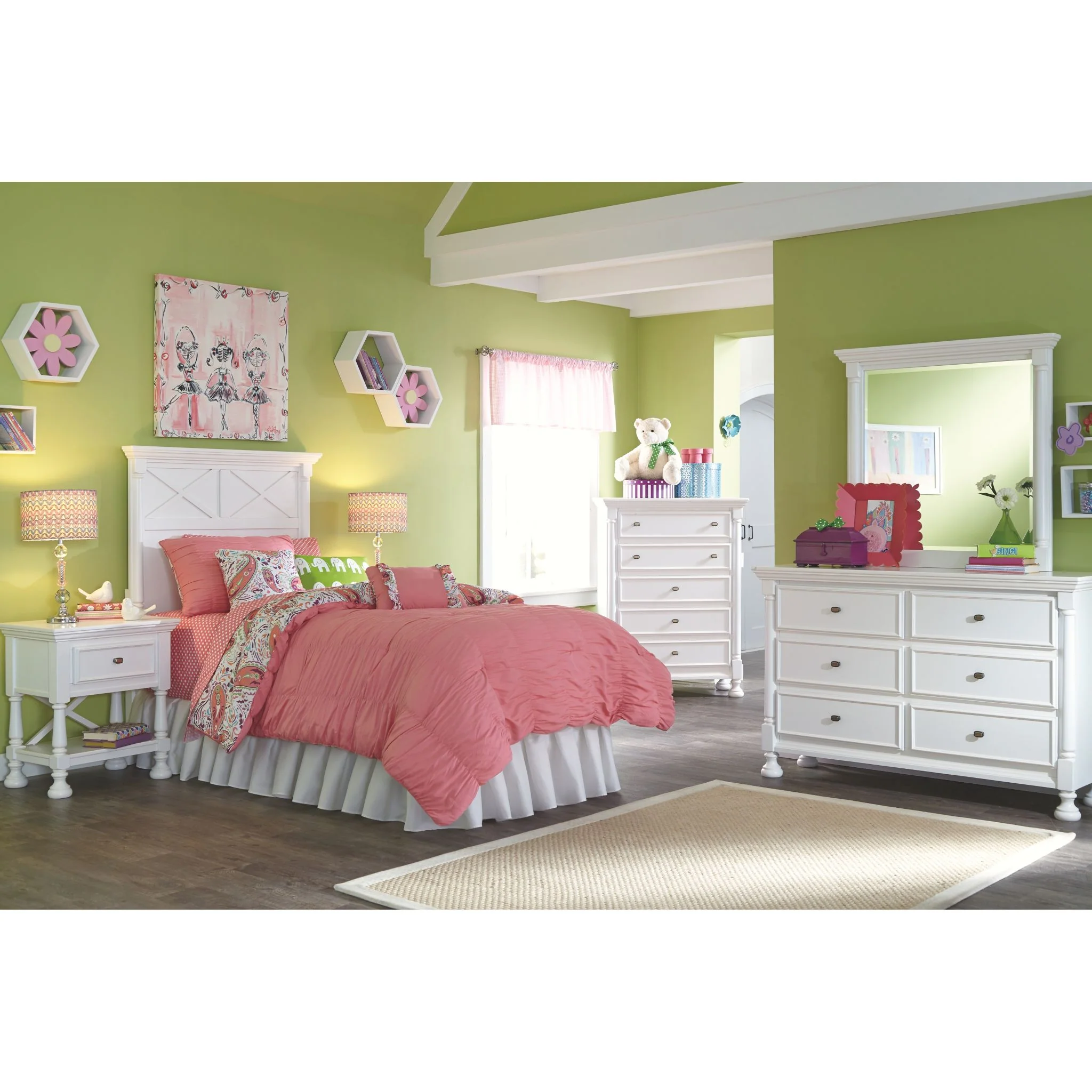Kaslyn Twin Panel Headboard - Image 3