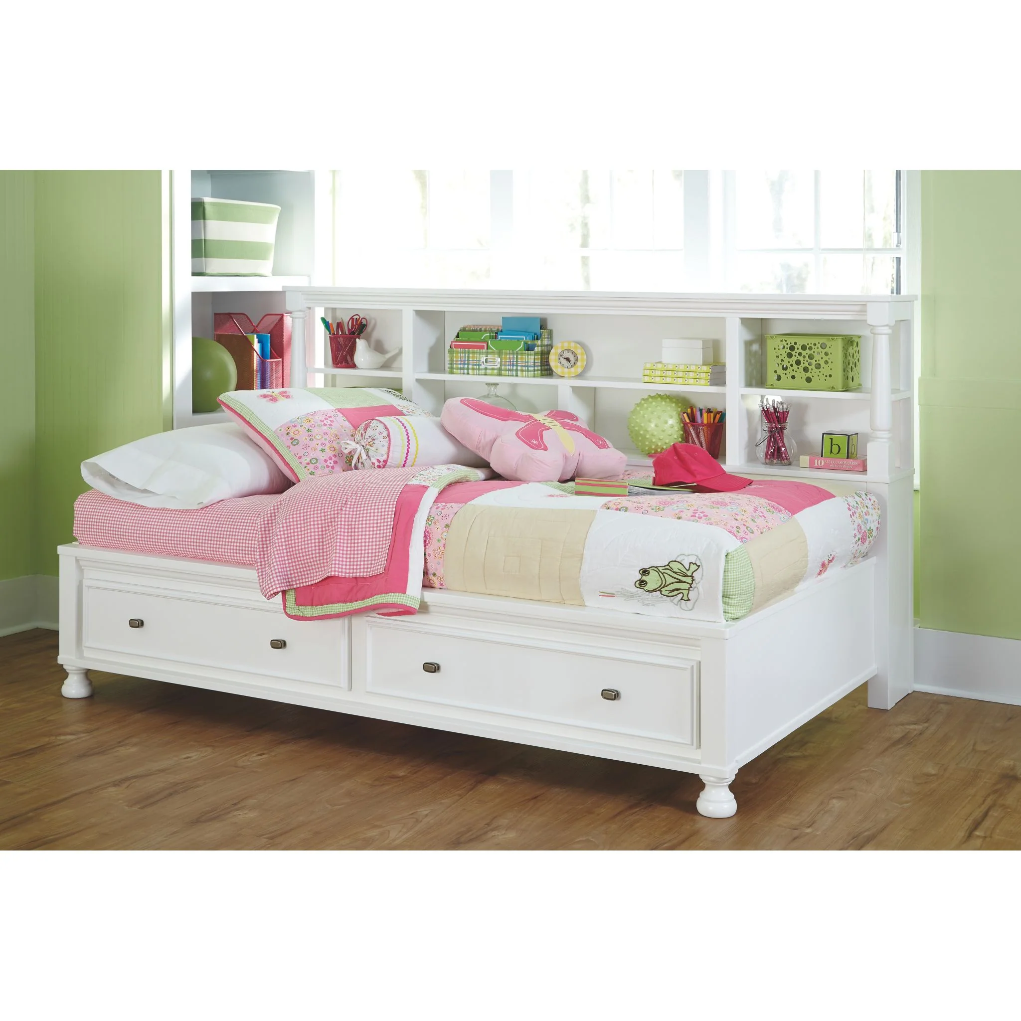 Kaslyn Twin Storage Bed w/Bookcase HDBD - Image 2