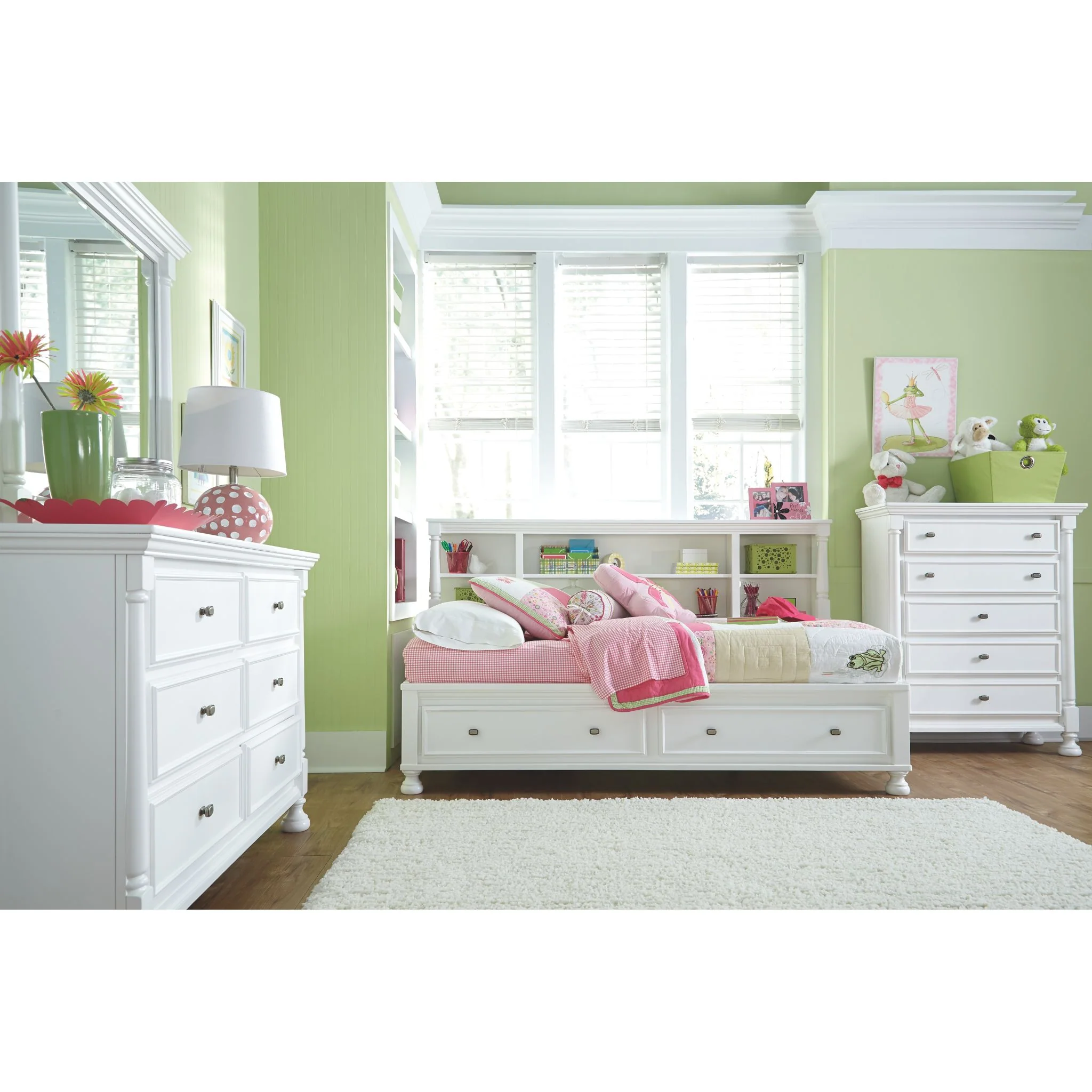 Kaslyn Twin Storage Bed w/Bookcase HDBD - Image 6