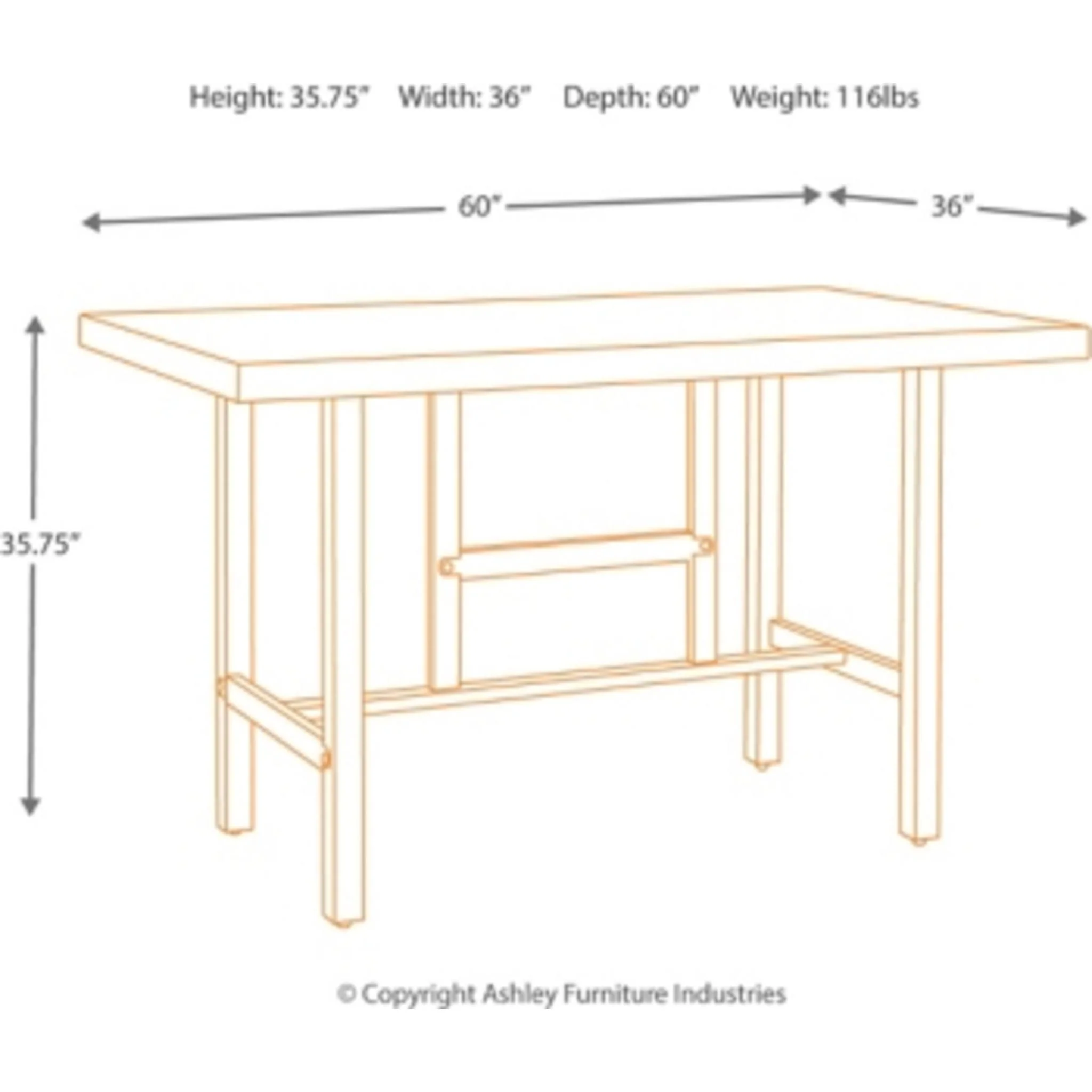 Kavara Counter Dining Set - Image 4
