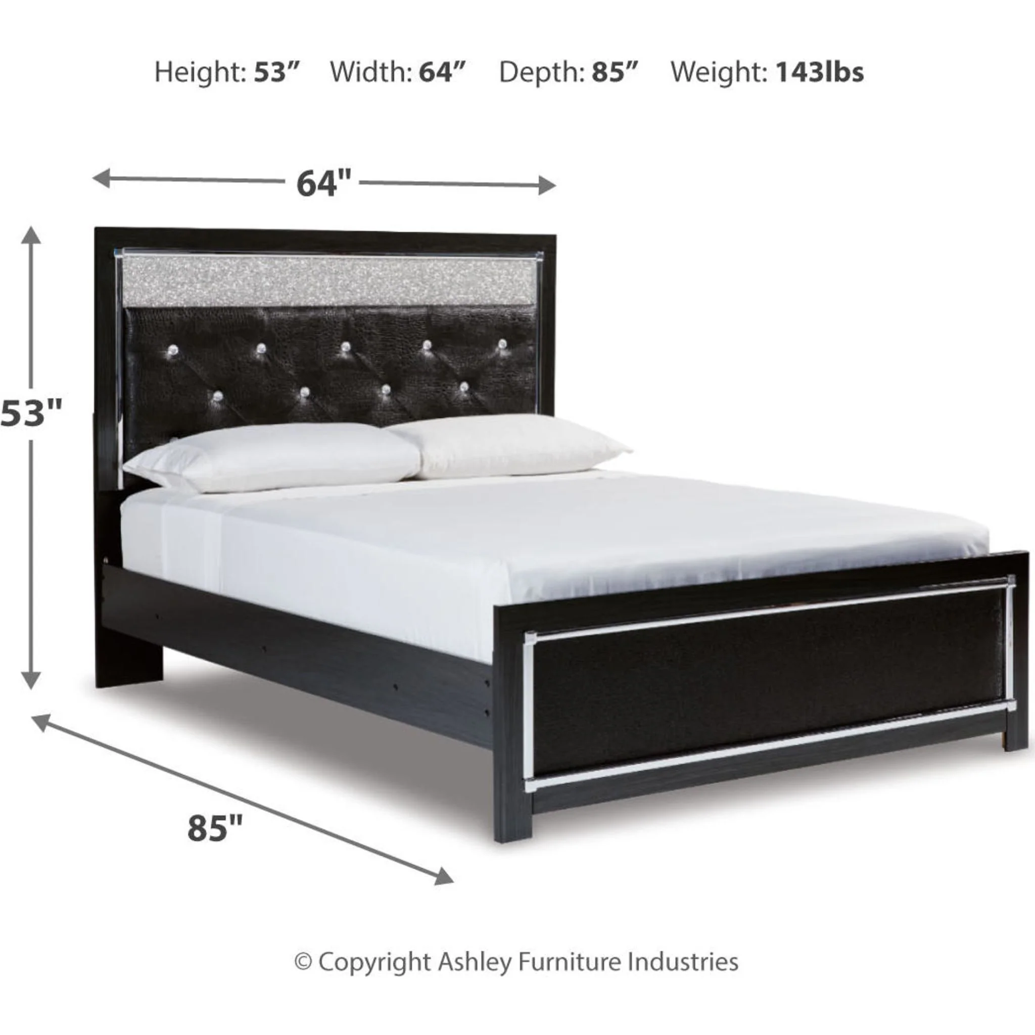 Kaydell 5 Piece Panel Bedroom - Image 21