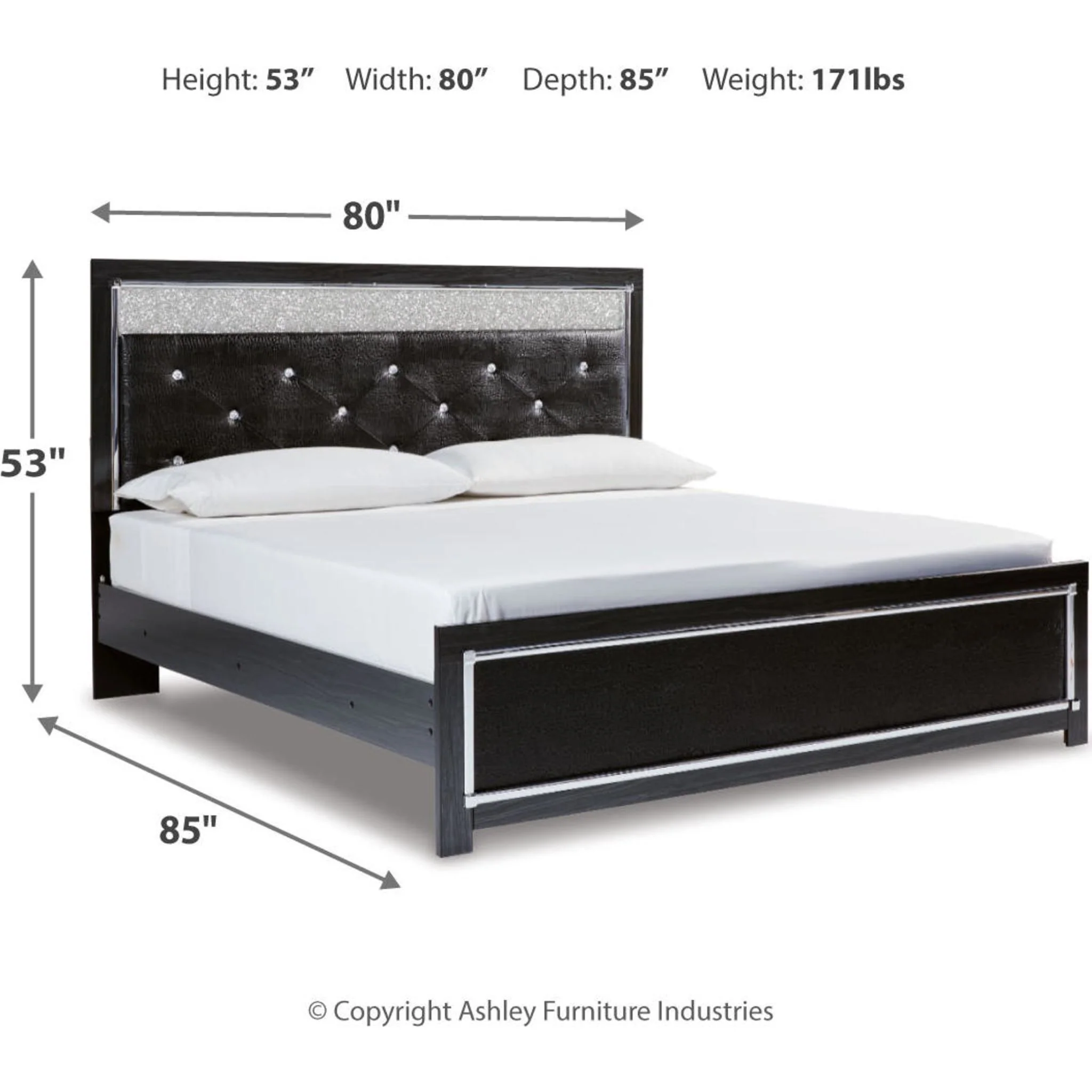 Kaydell 5 Piece Panel Bedroom - Image 56