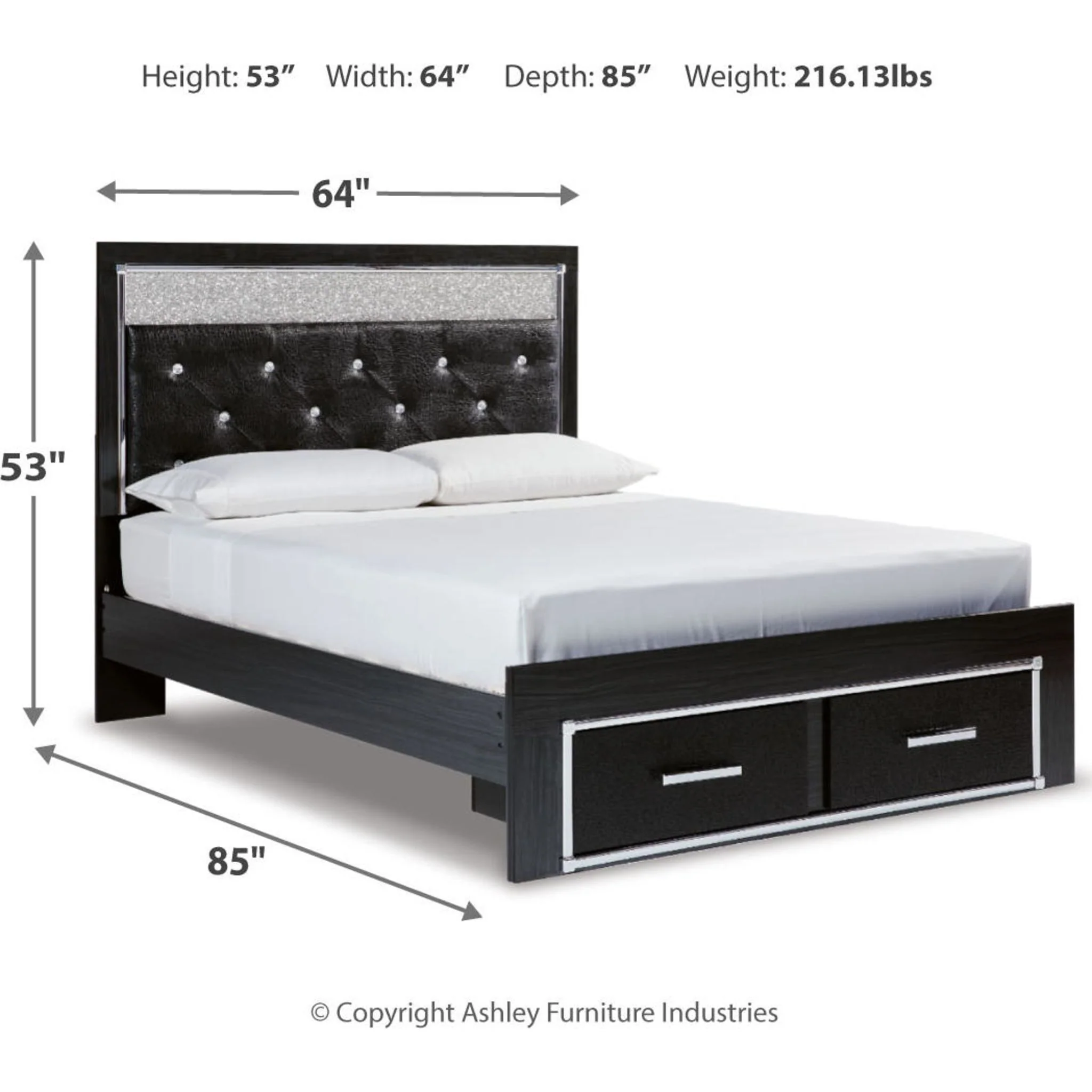 Kaydell 5 Piece Platform Storage Bedroom - Image 21