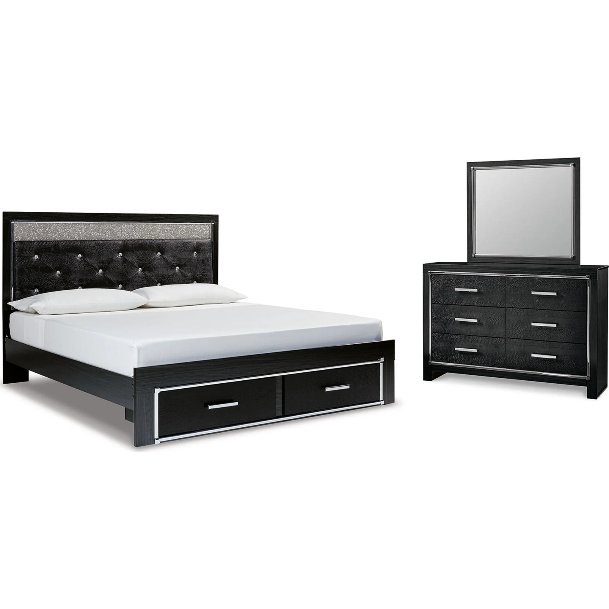 Kaydell 5 Piece Platform Storage Bedroom - Image 51