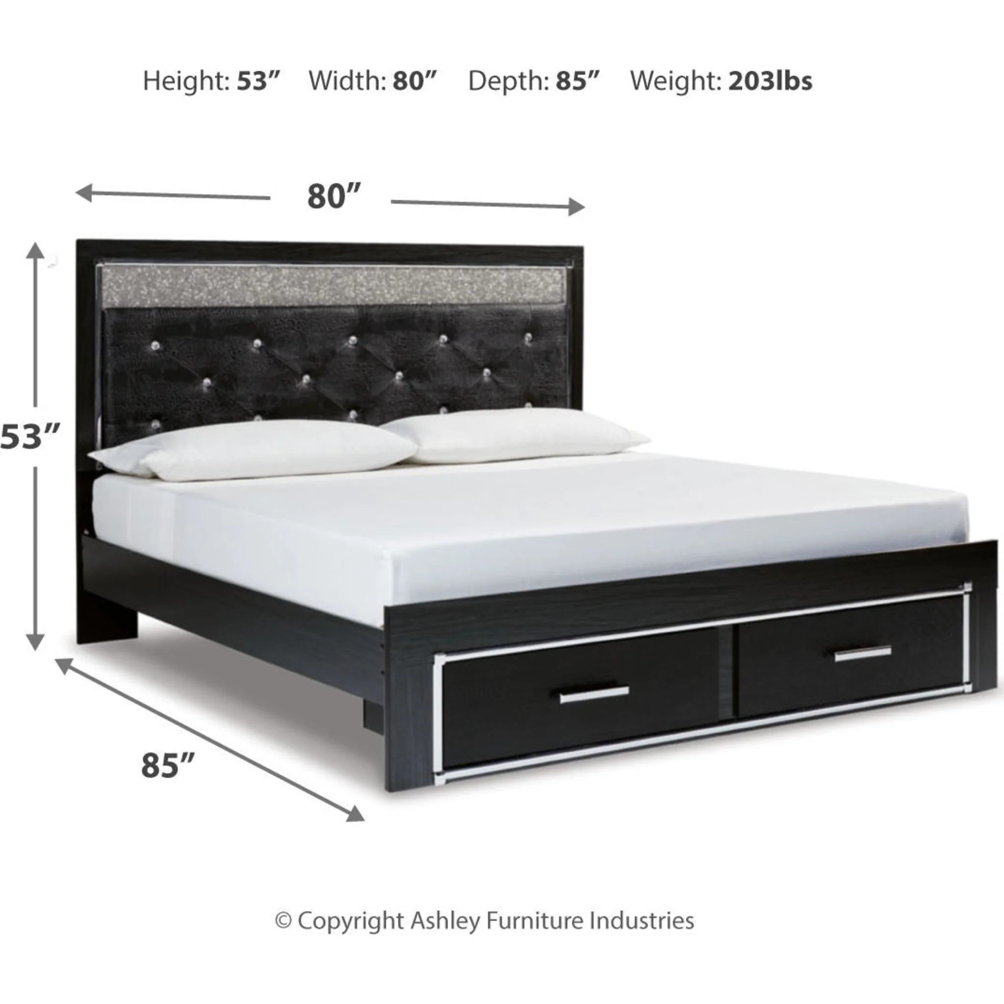 Kaydell 5 Piece Storage Bedroom - Image 56