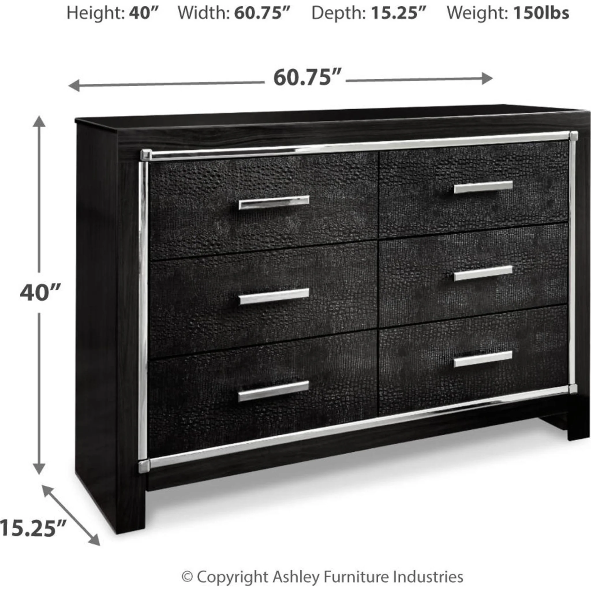 Kaydell Dresser and Mirror - Image 12