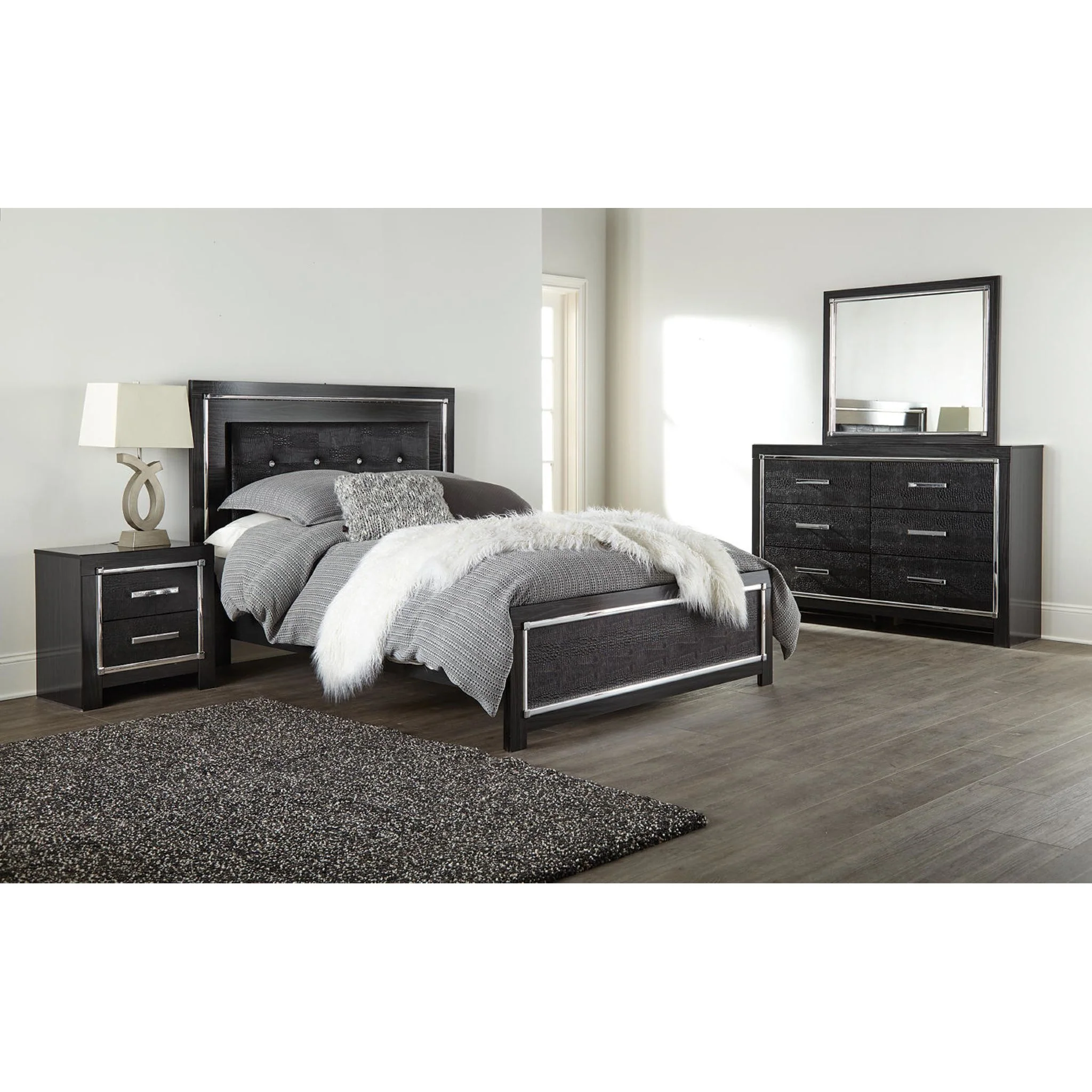 Kaydell Dresser and Mirror - Image 8