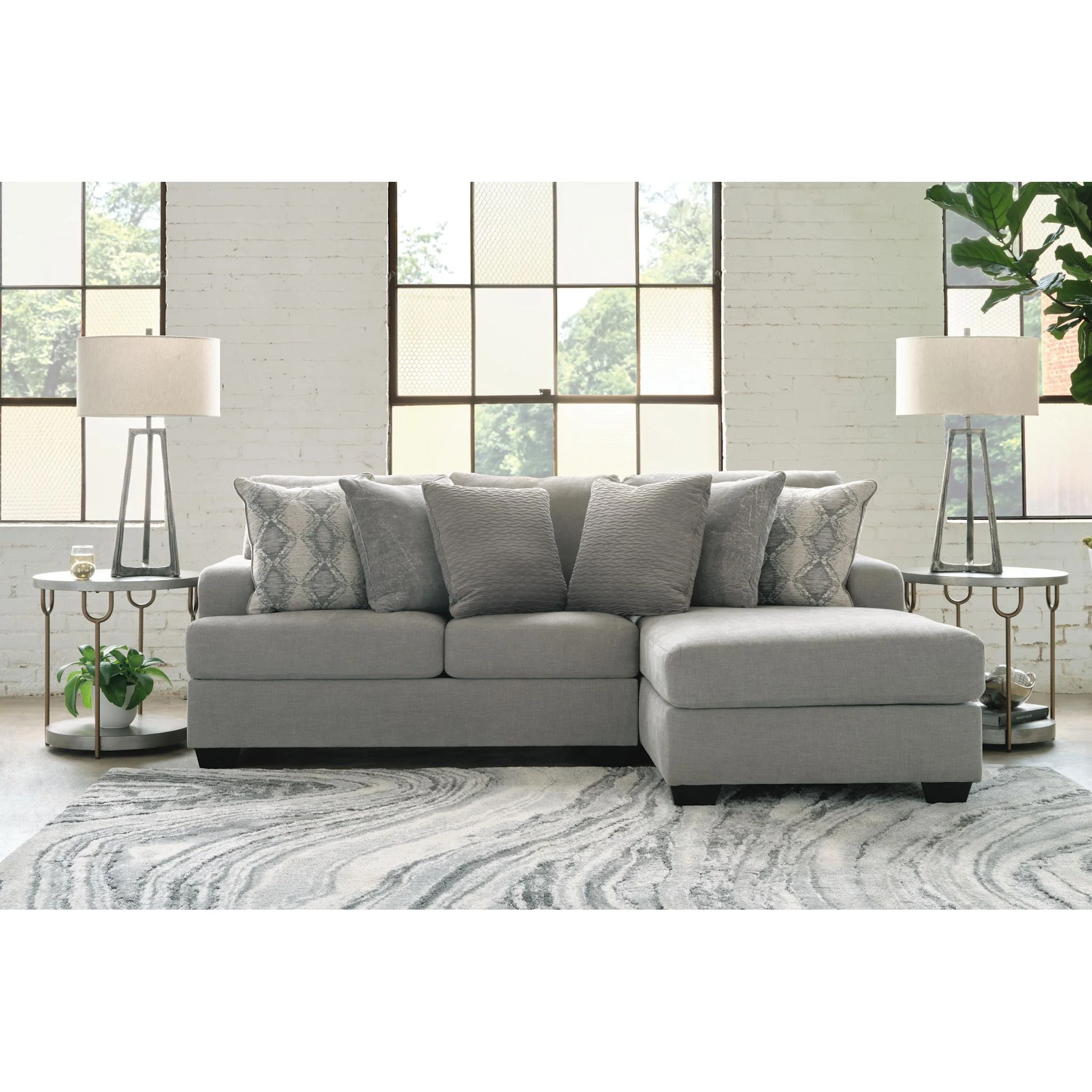Keener-Exclusive 2 Piece Sofa Chaise - Image 6