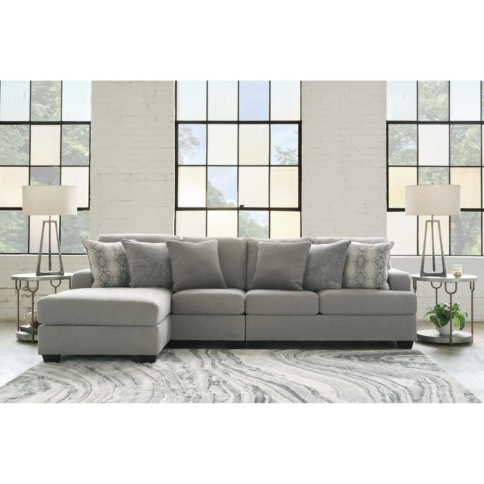 Keener-Exclusive 3 Piece Sectional - Image 2