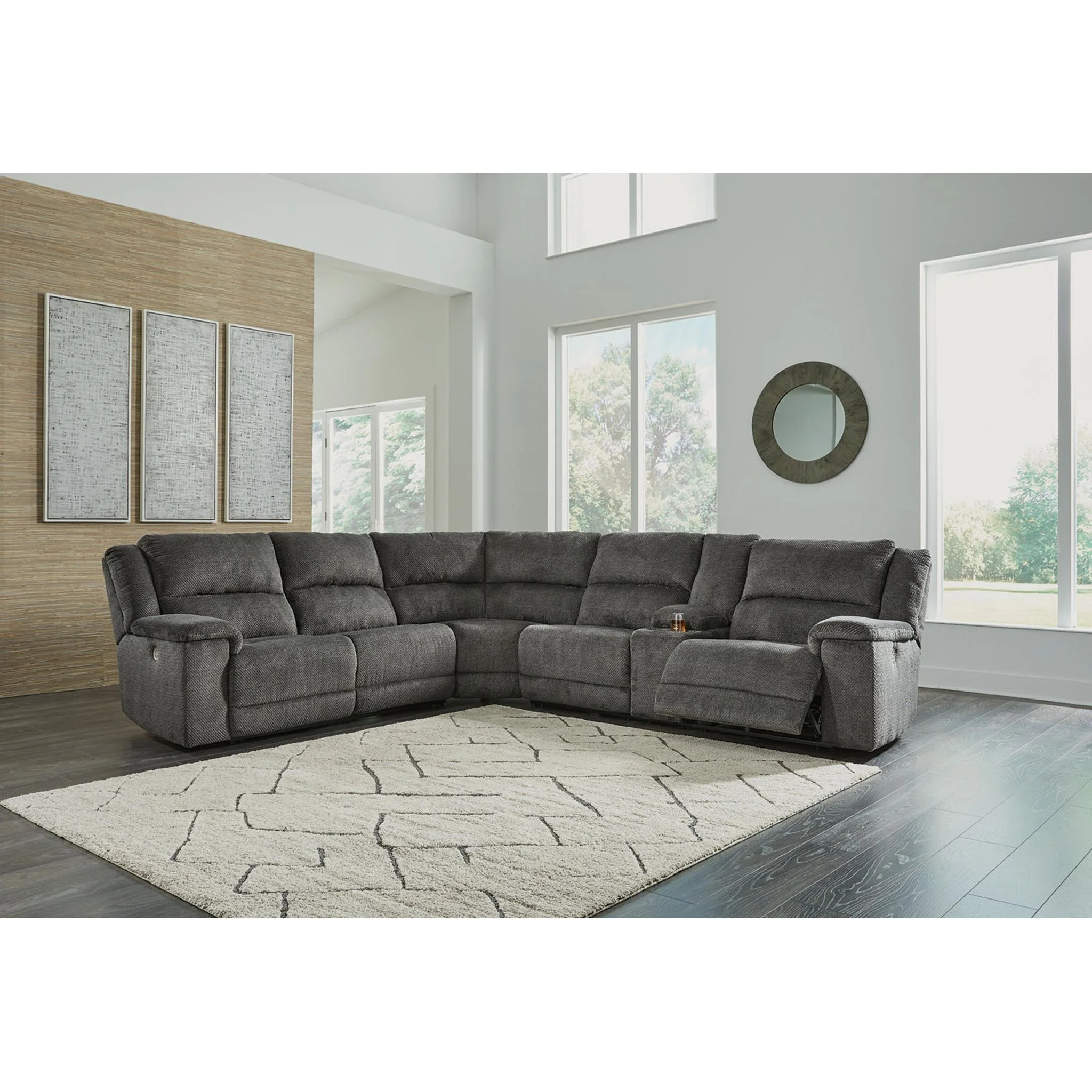 Keensburg-Exclusive 3 Piece Power Sectional - Image 2