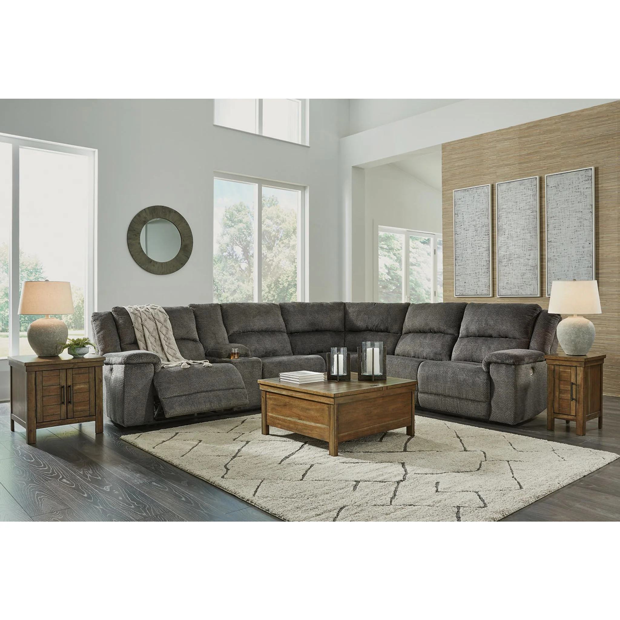 Keensburg-Exclusive 3 Piece Power Sectional - Image 31