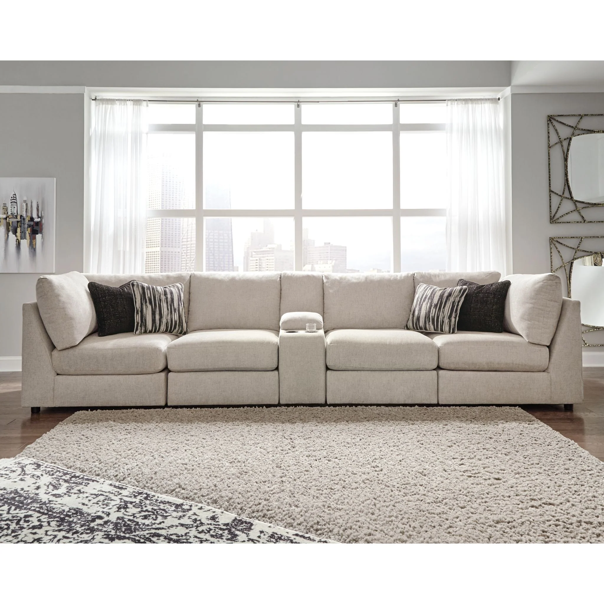 Kellway 5 Piece Modular Sectional - Image 2