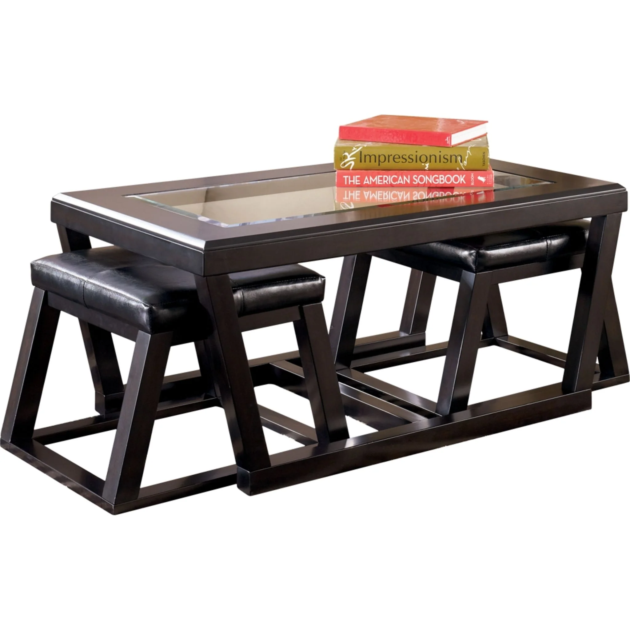 Kelton Cocktail Table with 2 Stools - Image 5