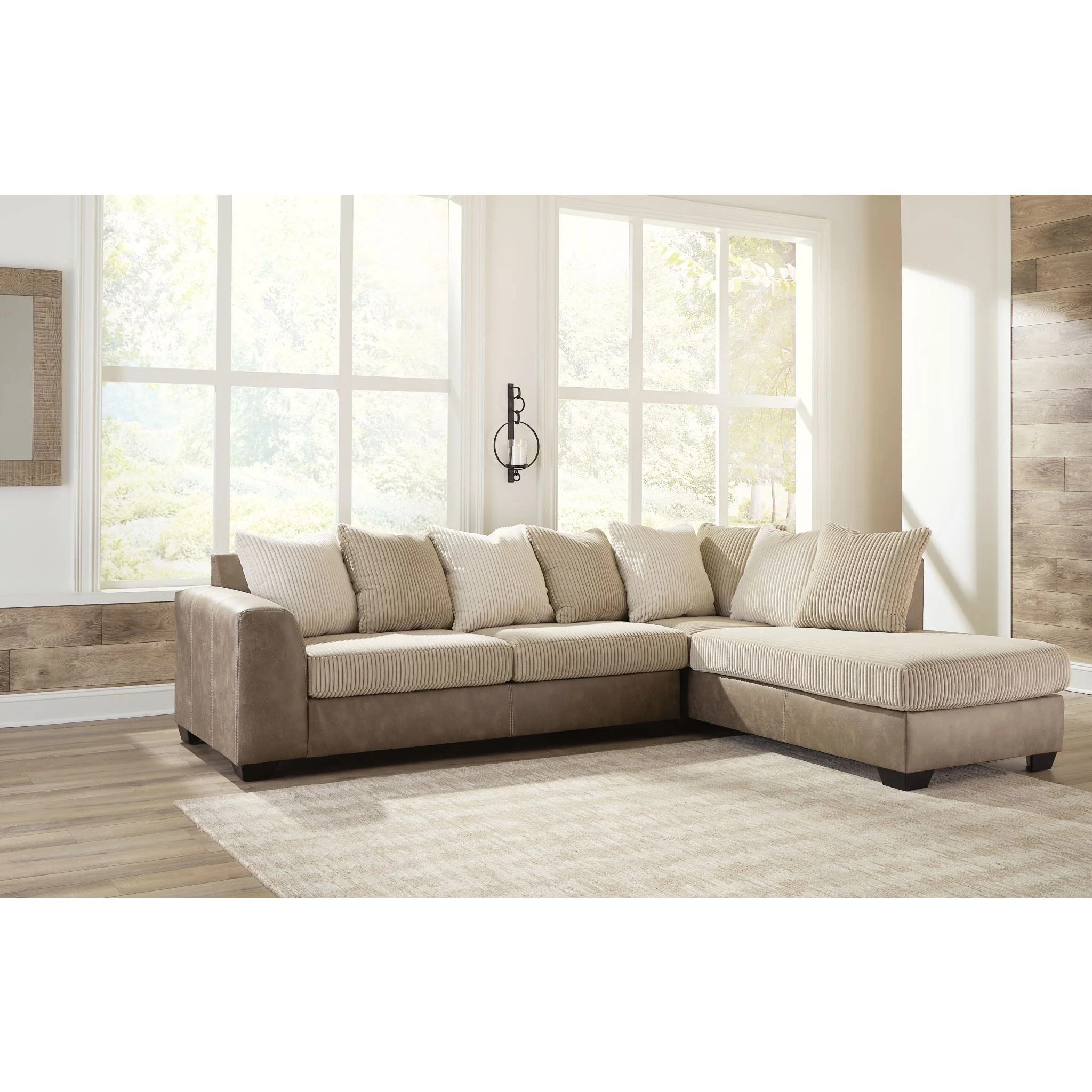 Keskin 2 Piece Sectional with Chaise - Image 2
