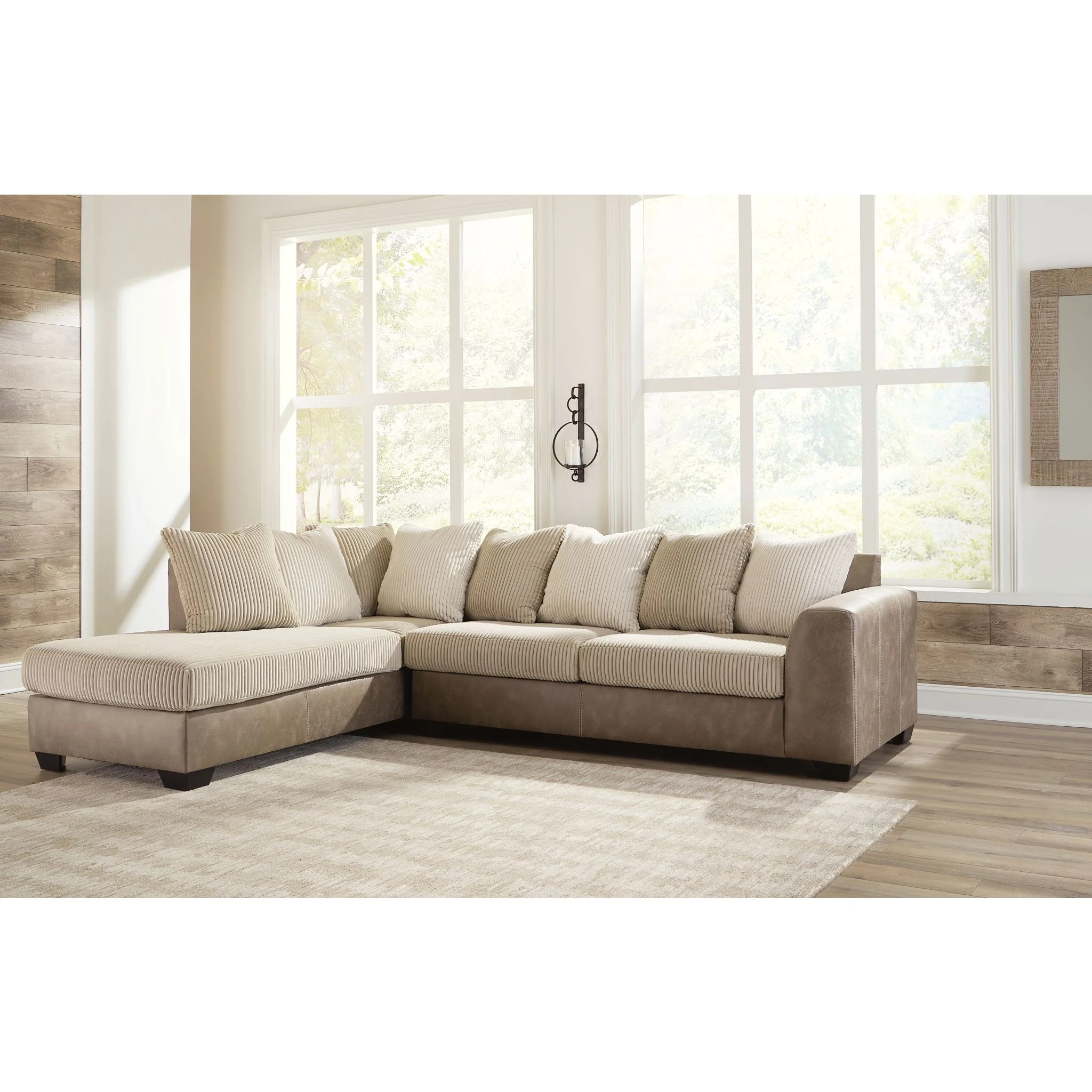 Keskin 2 Piece Sectional with Chaise - Image 2