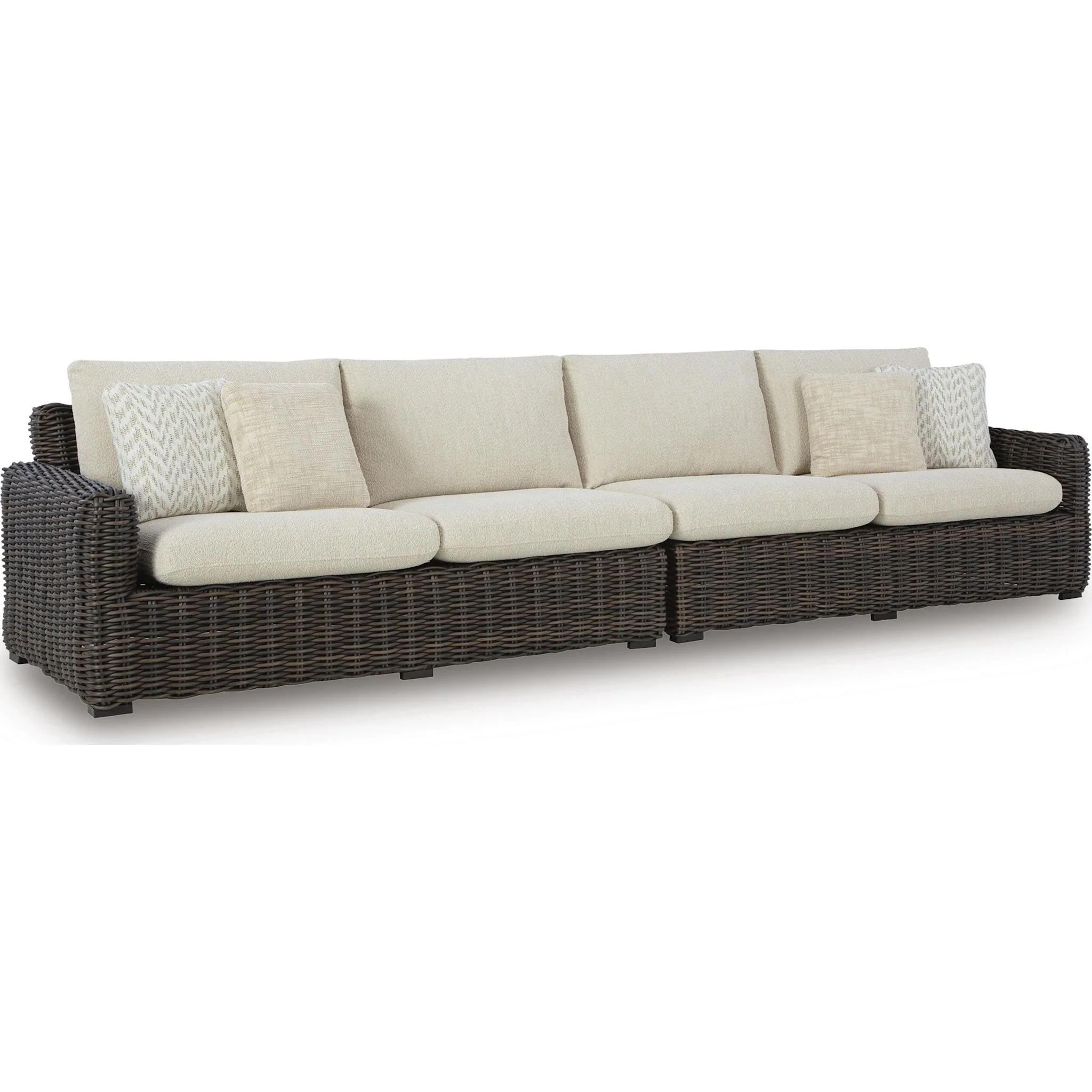 Kimora Outdoor Modular Left and Right Arm Loveseat with Cushion - Image 12