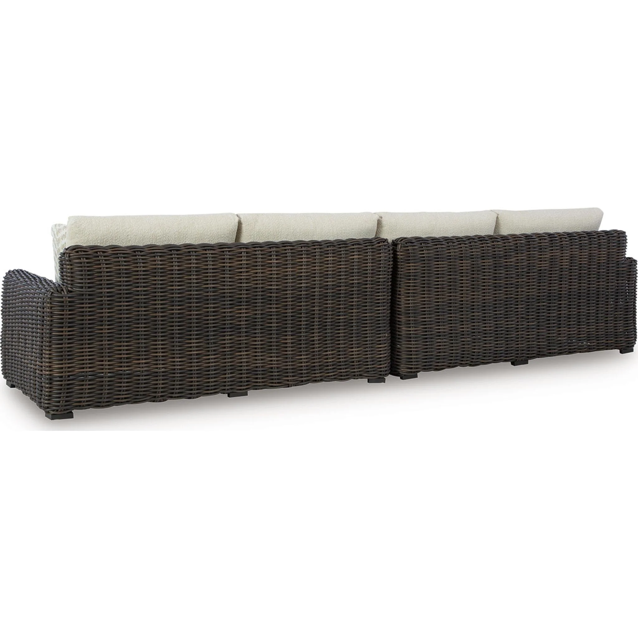 Kimora Outdoor Modular Left and Right Arm Loveseat with Cushion - Image 4