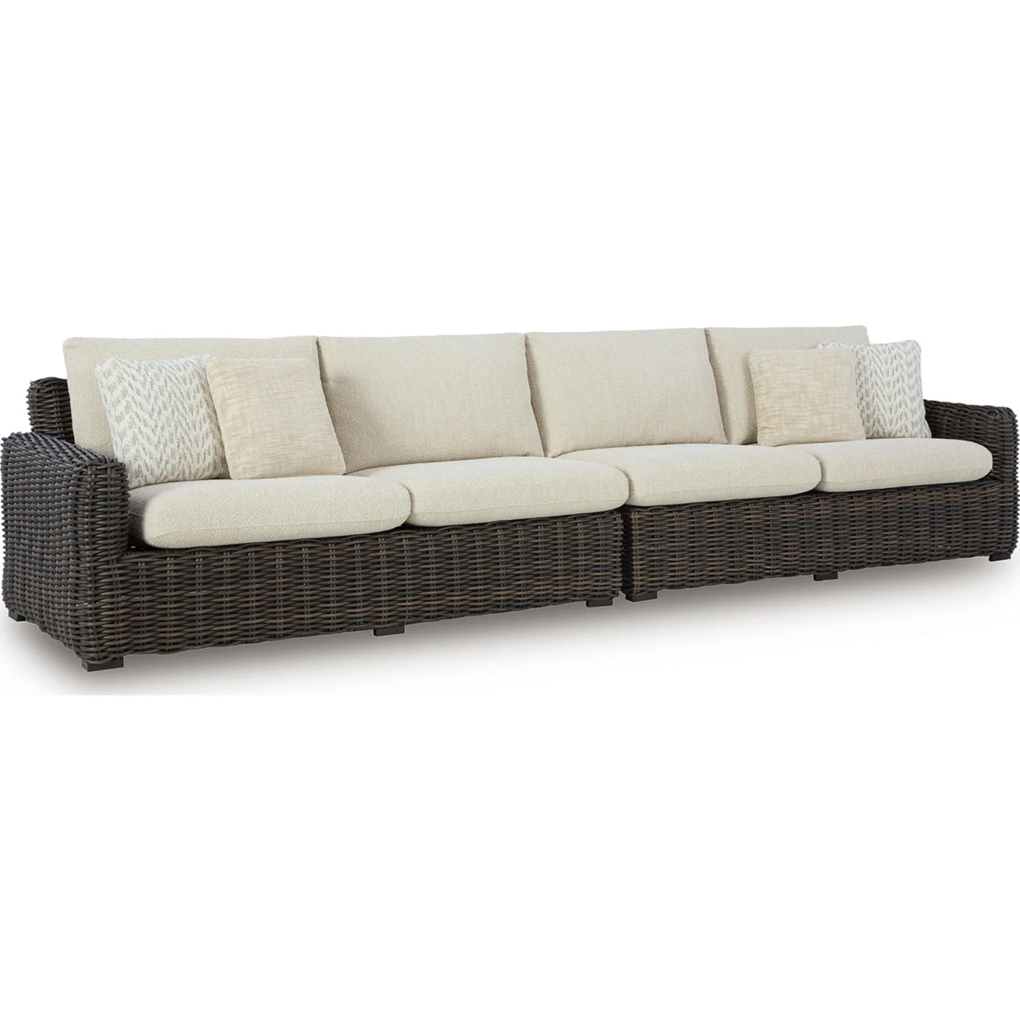 Kimora Outdoor Modular Left and Right Arm Loveseat with Cushion - Image 8