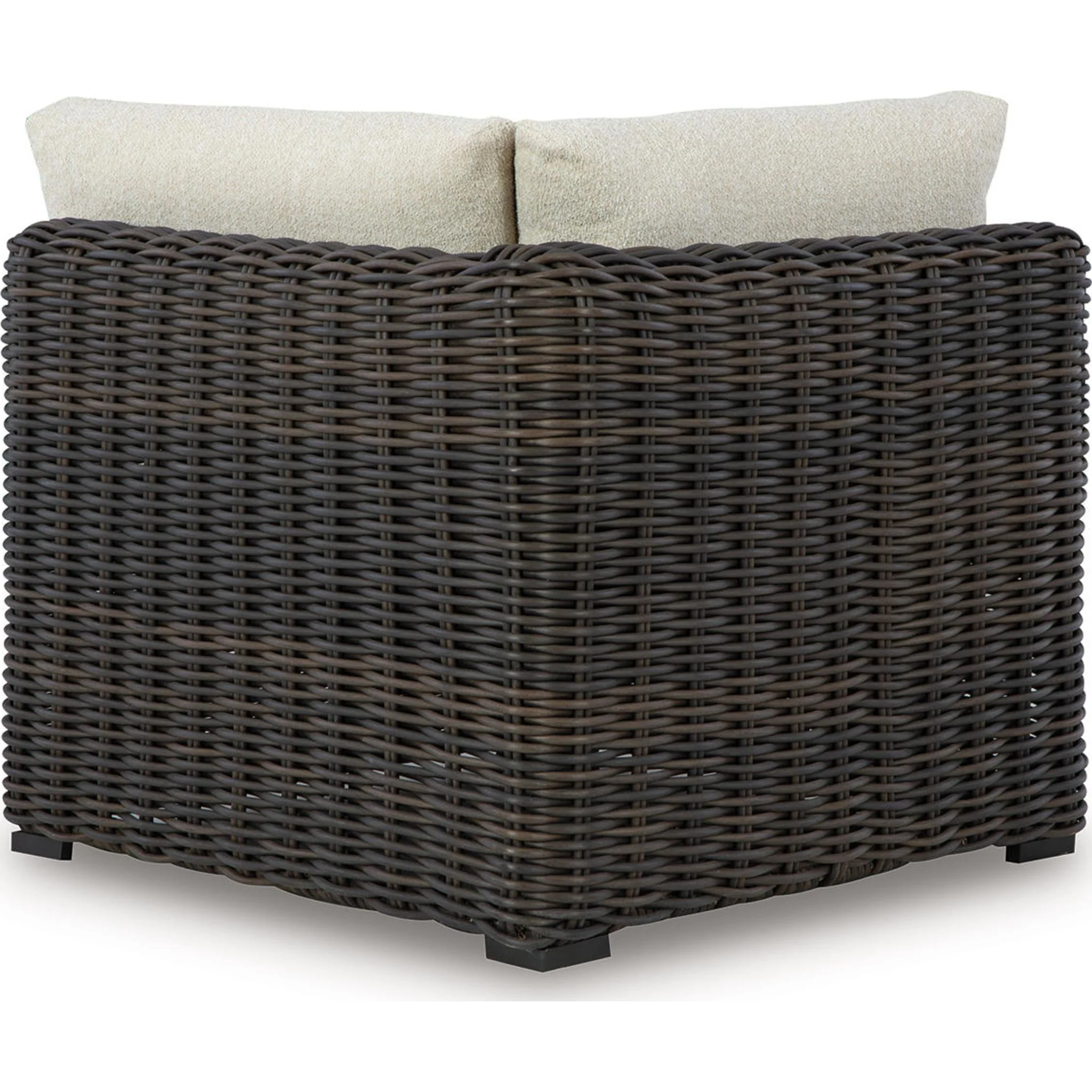 Kimora Outdoor Modular Corner Chair with Cushion - Image 2