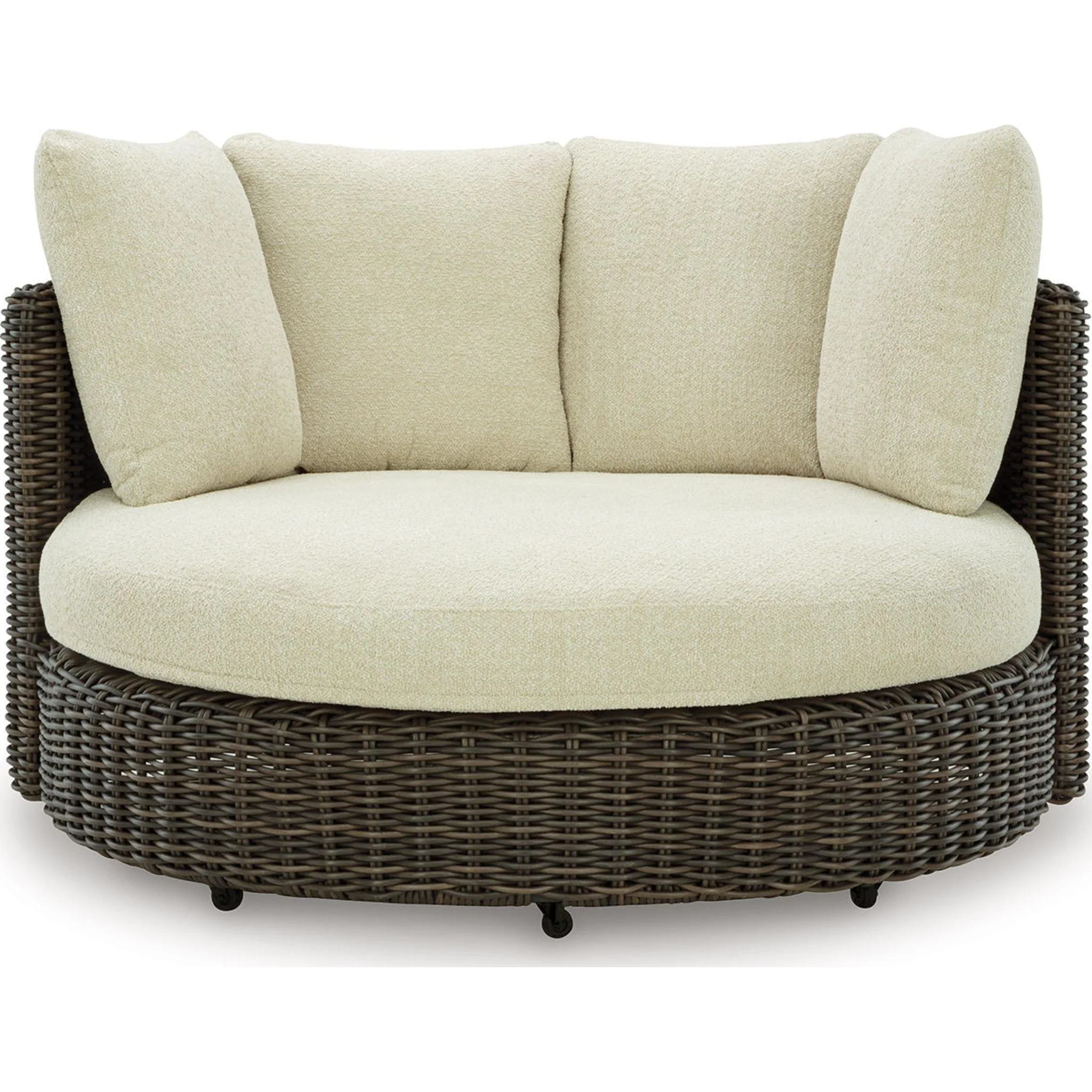 Kimora Outdoor Swivel Lounge Chair with Cushion - Image 4