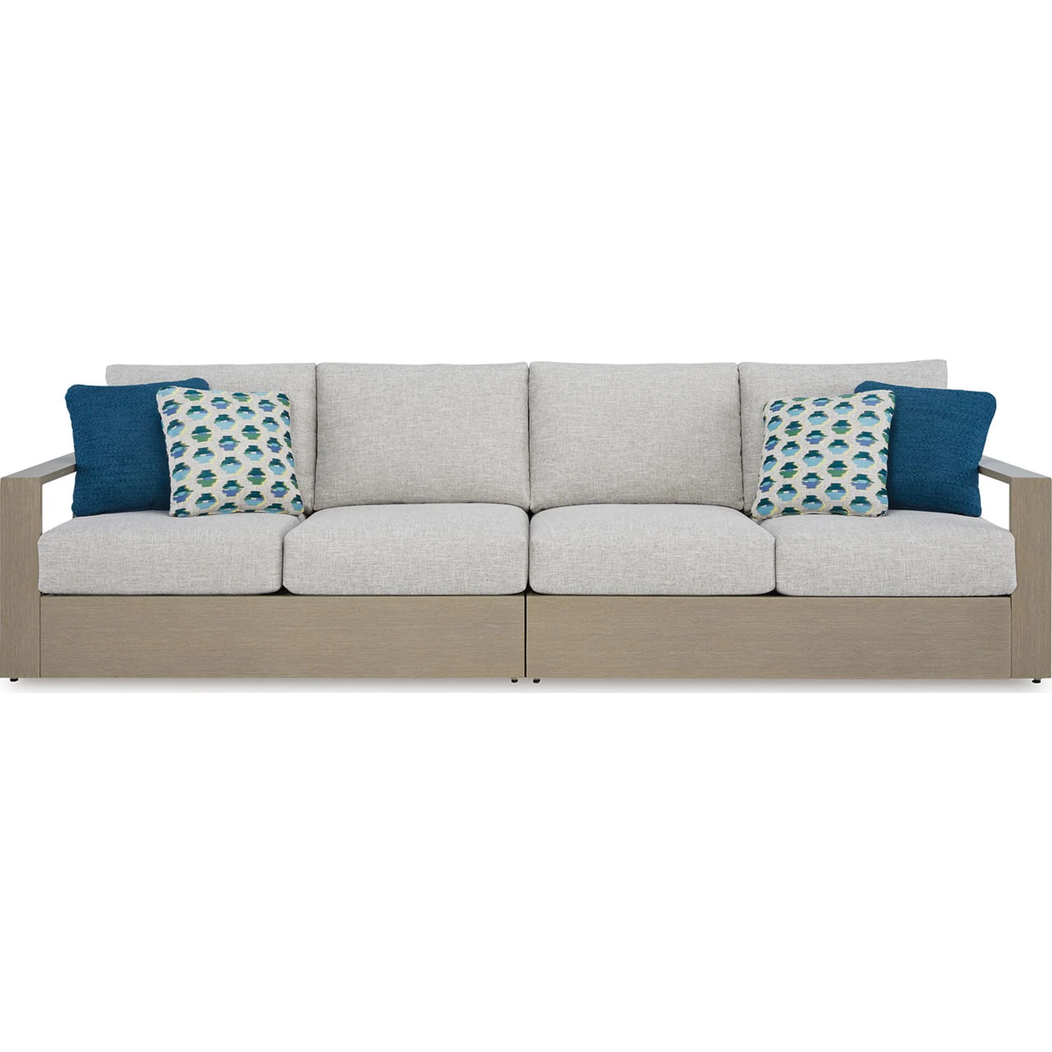 Kimpton Isle Outdoor Modular Left and Right Arm Loveseat with Cushion - Image 3