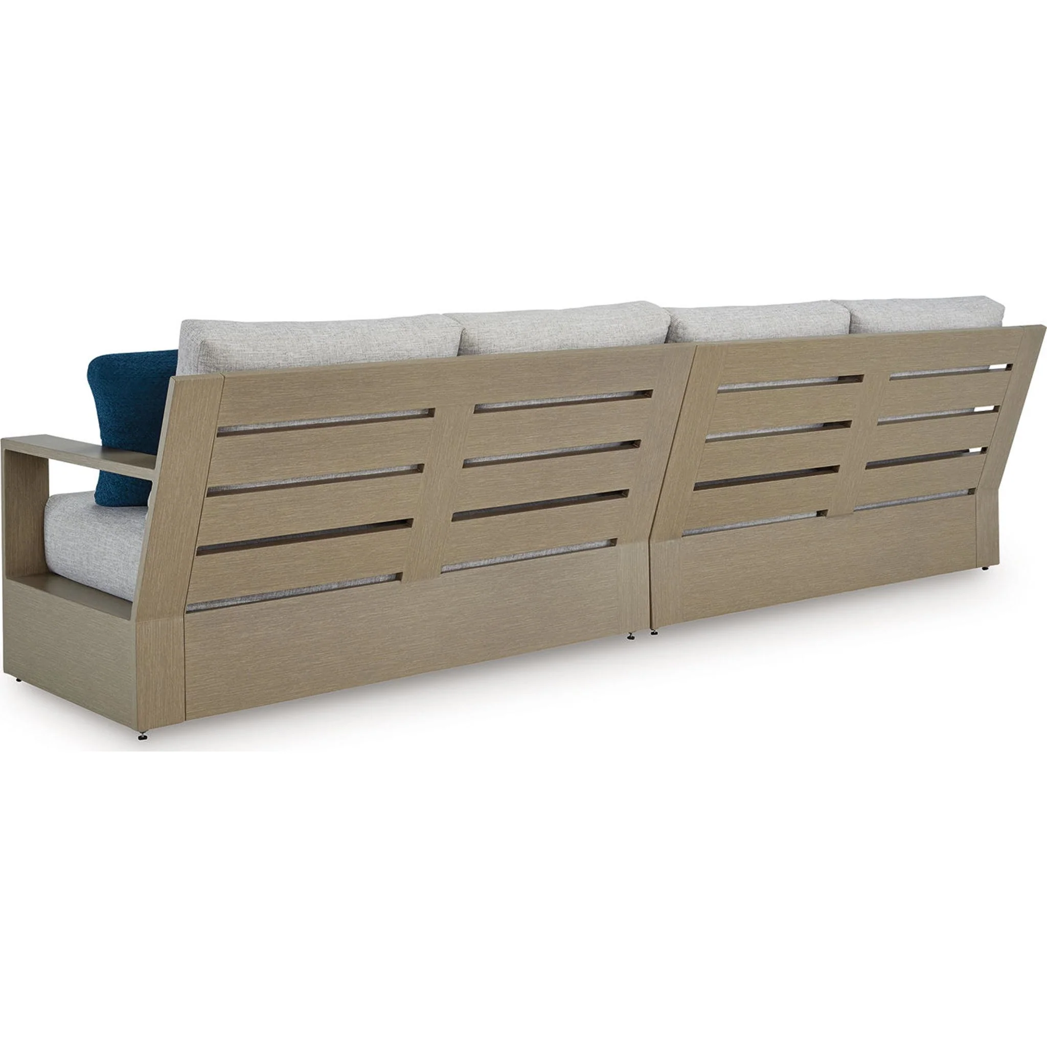 Kimpton Isle Outdoor Modular Left and Right Arm Loveseat with Cushion - Image 4