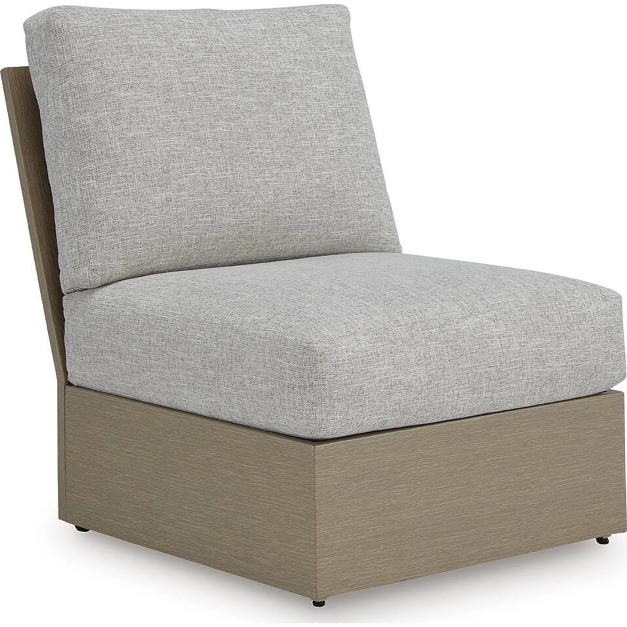 Kimpton Isle Outdoor Modular Armless Chair with Cushion - Image 8