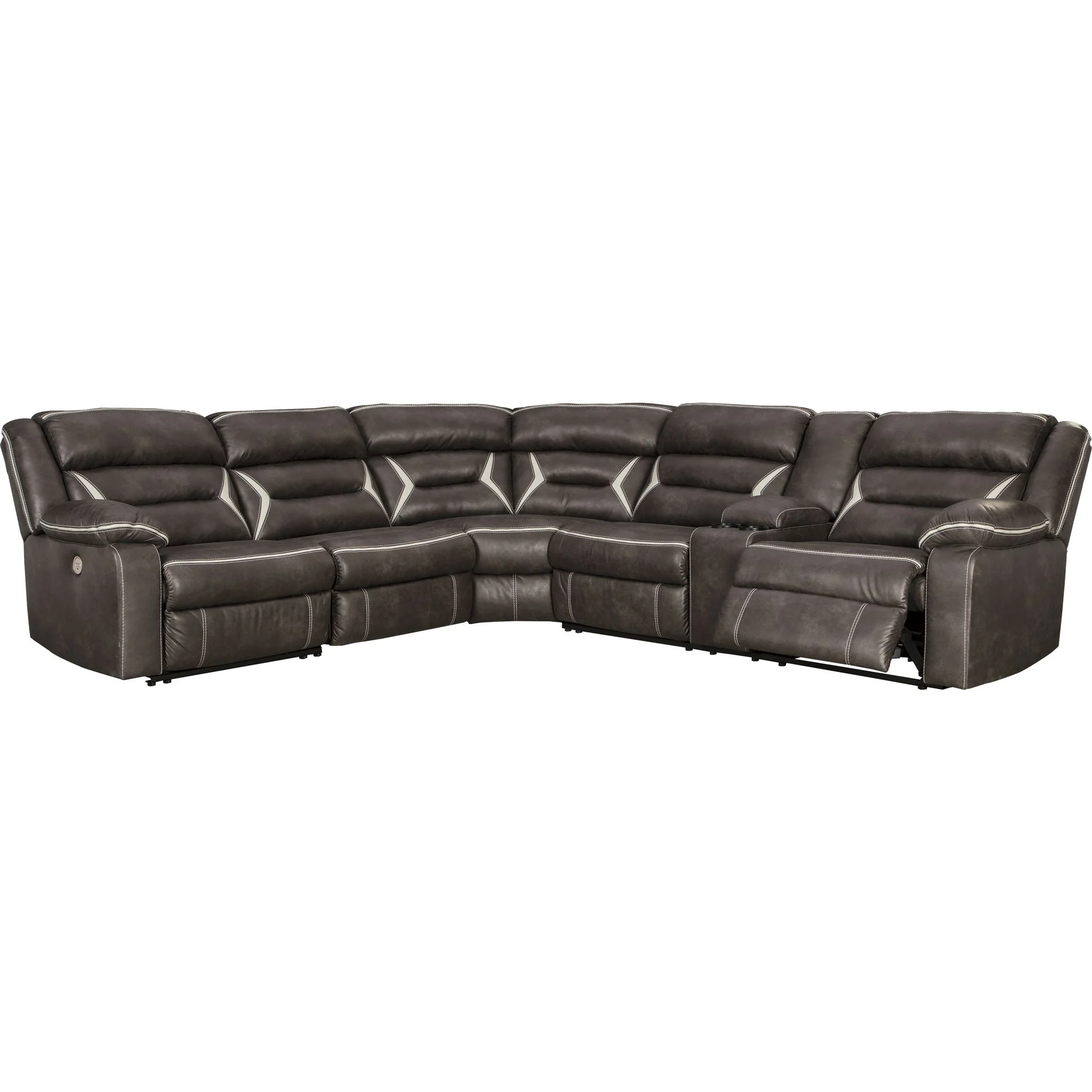 Kincord 4 Piece Reclining Sectional - Image 10