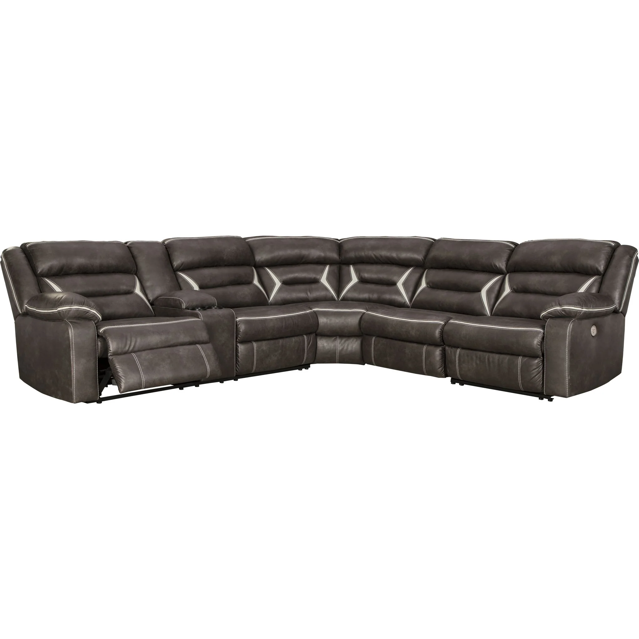 Kincord 4 Piece Reclining Sectional - Image 10