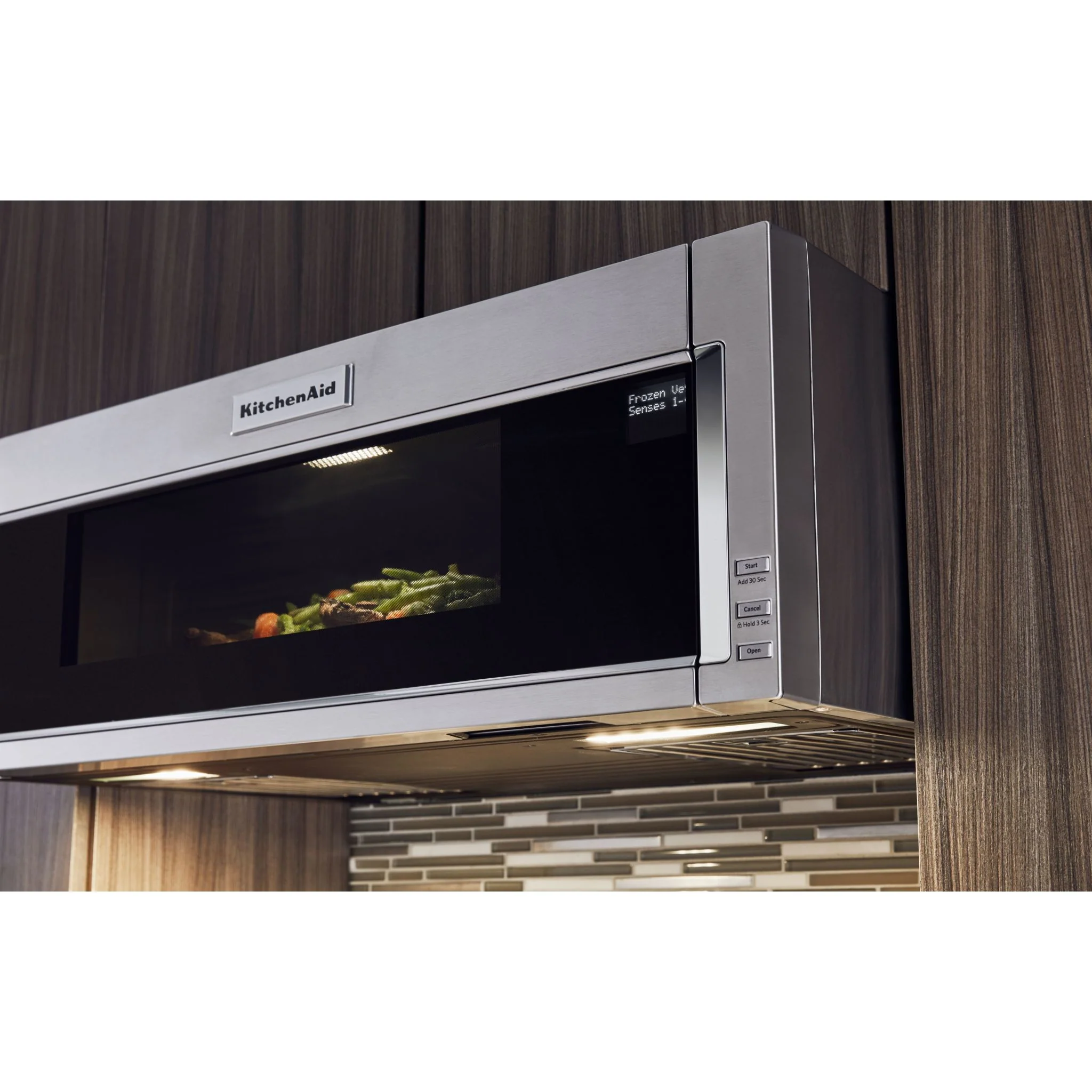 KitchenAid  900-Watt Low Profile Microwave Hood Combination (YKMLS311HSS) - Image 3