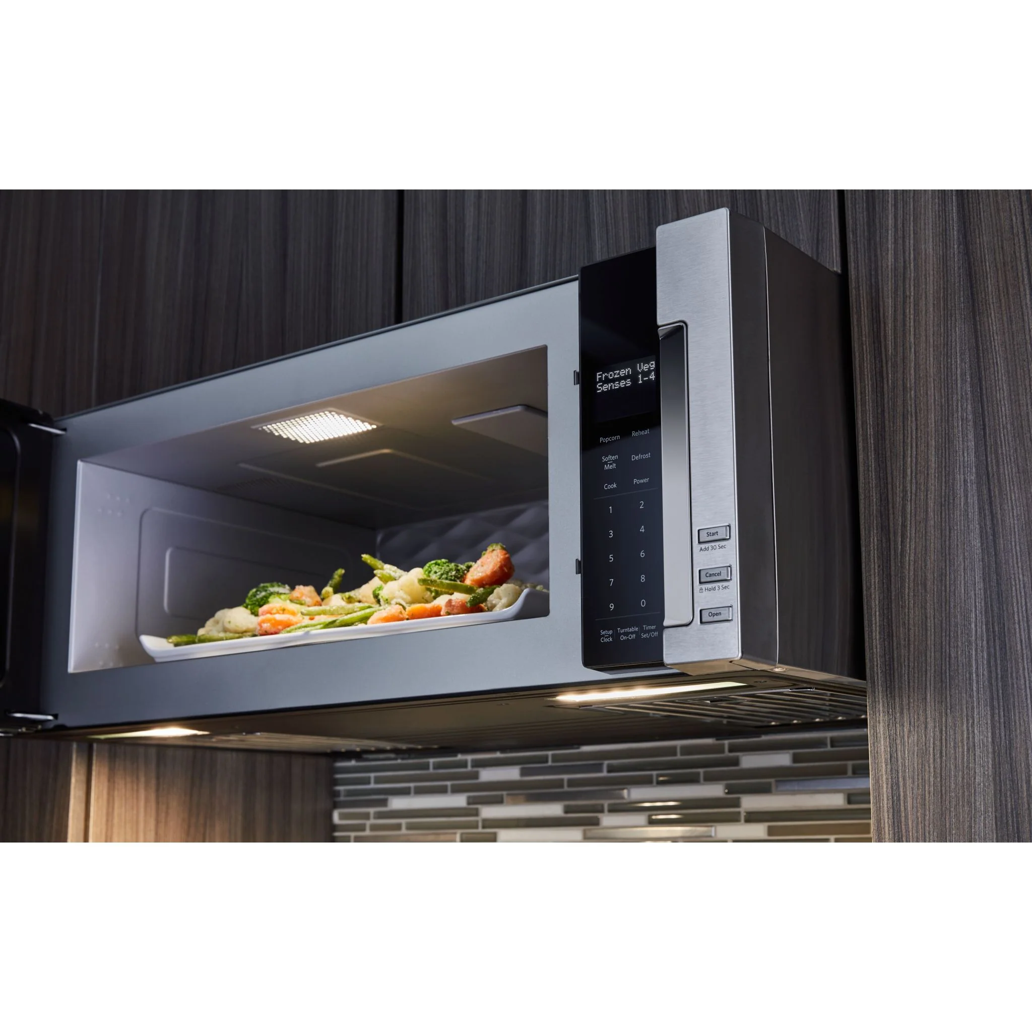 KitchenAid  900-Watt Low Profile Microwave Hood Combination (YKMLS311HSS) - Image 7