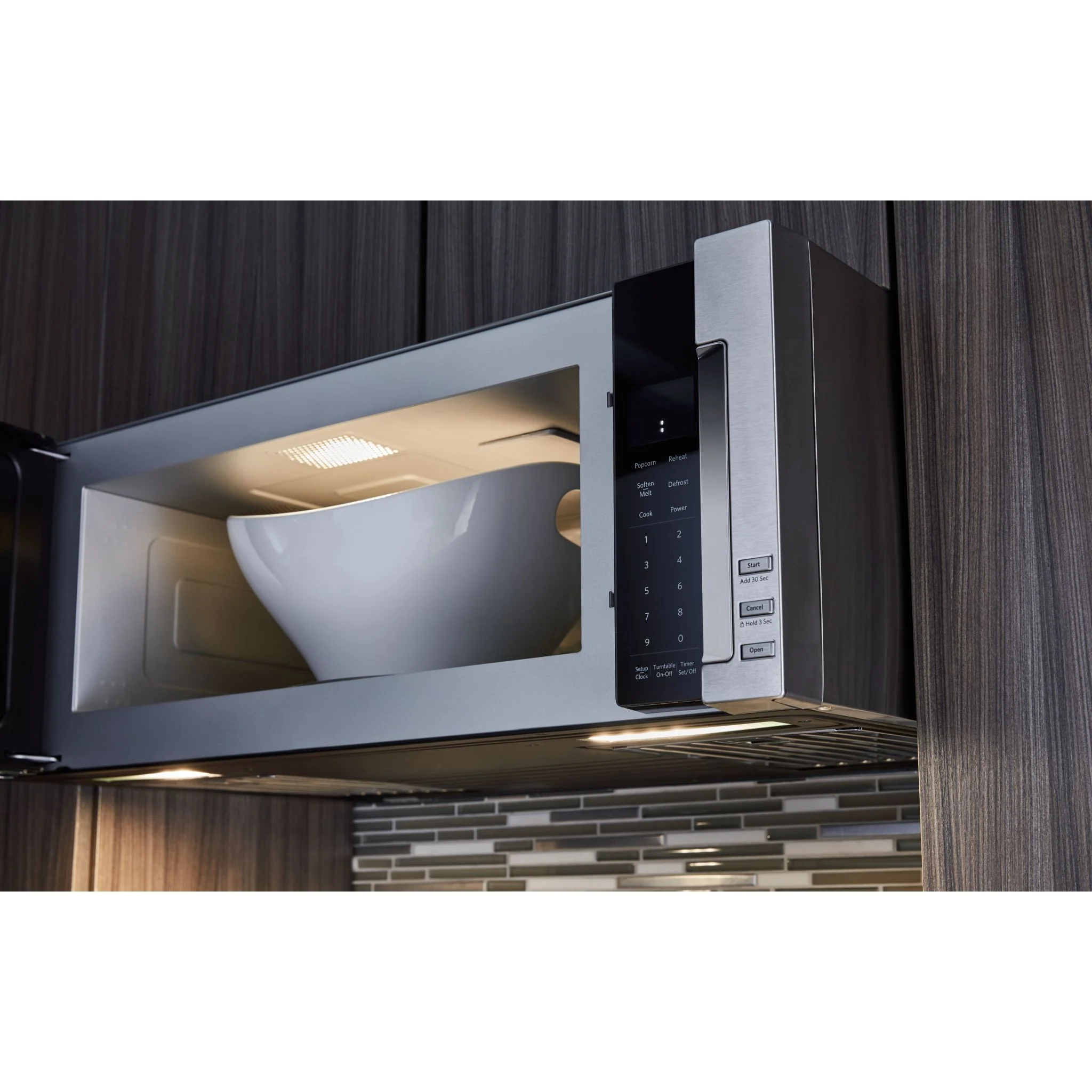 KitchenAid  900-Watt Low Profile Microwave Hood Combination (YKMLS311HSS) - Image 8