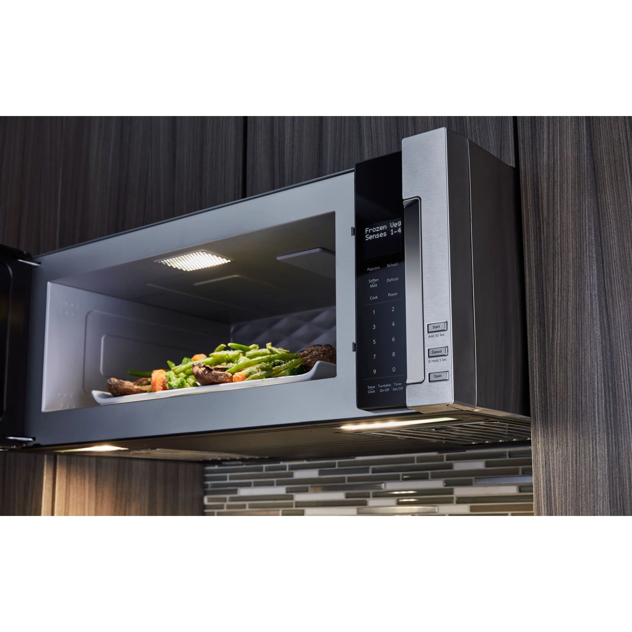 KitchenAid  900-Watt Low Profile Microwave Hood Combination (YKMLS311HSS) - Image 9