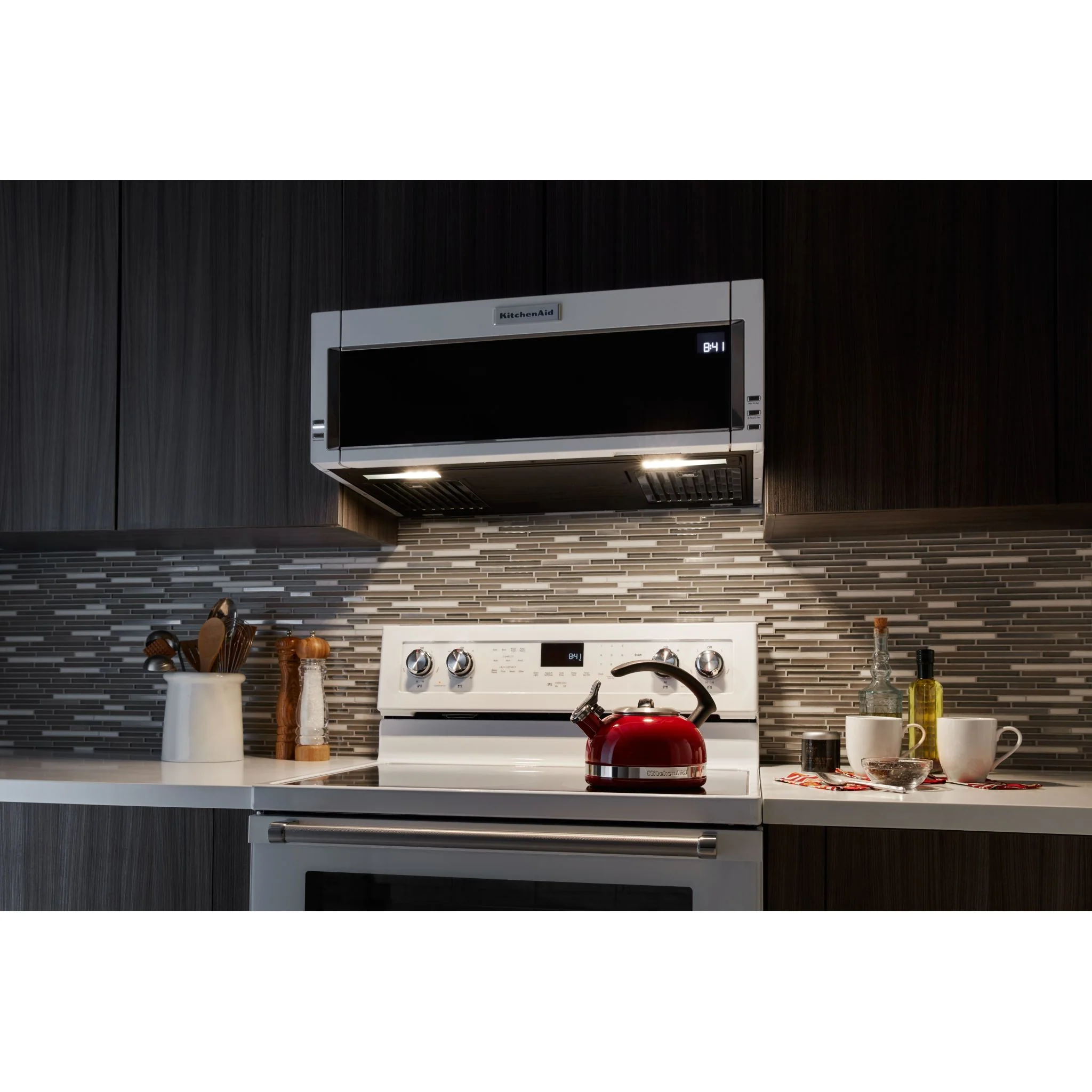KitchenAid  900-Watt Low Profile Microwave Hood Combination (YKMLS311HWH) - Image 13