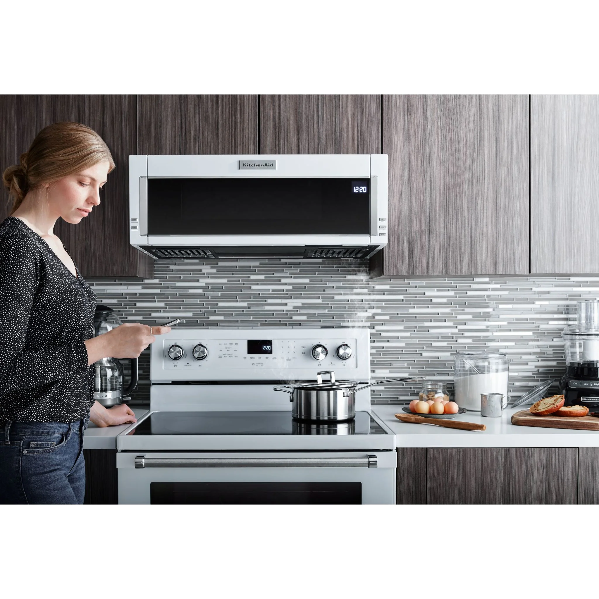 KitchenAid  900-Watt Low Profile Microwave Hood Combination (YKMLS311HWH) - Image 21