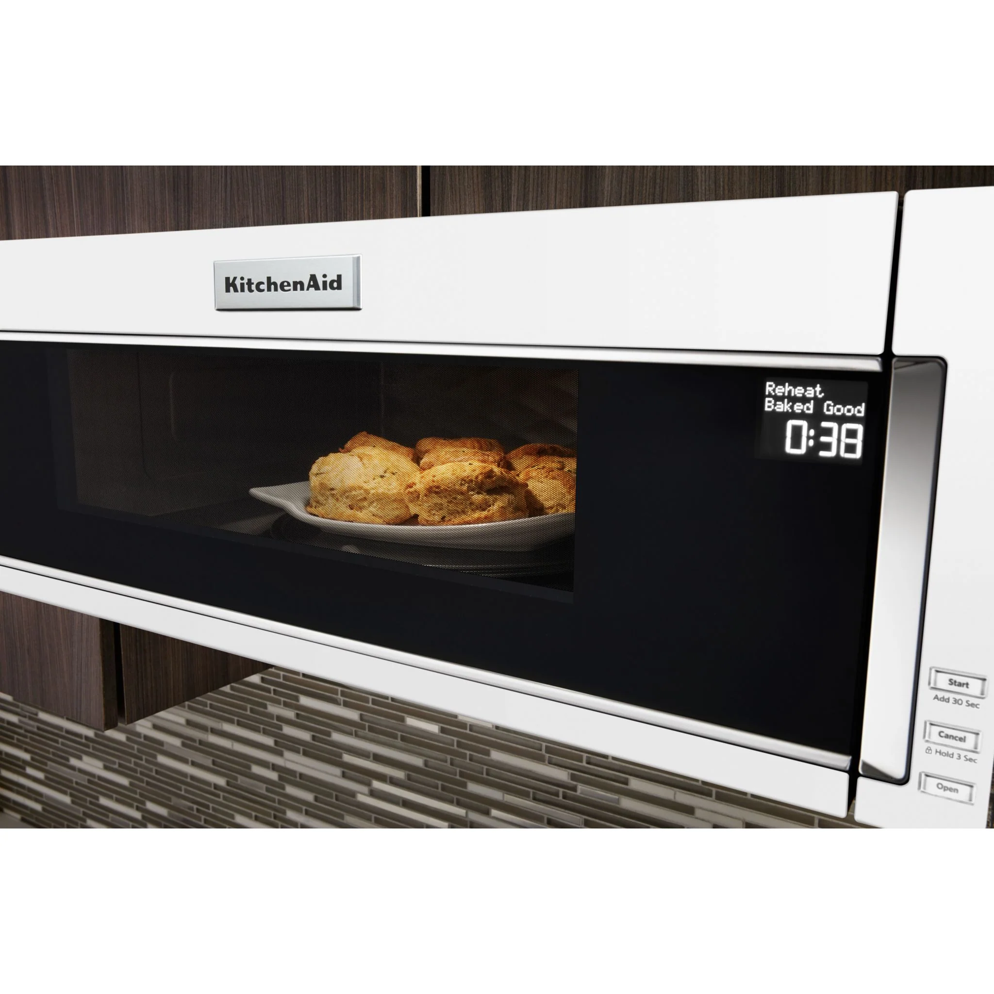 KitchenAid  900-Watt Low Profile Microwave Hood Combination (YKMLS311HWH) - Image 5