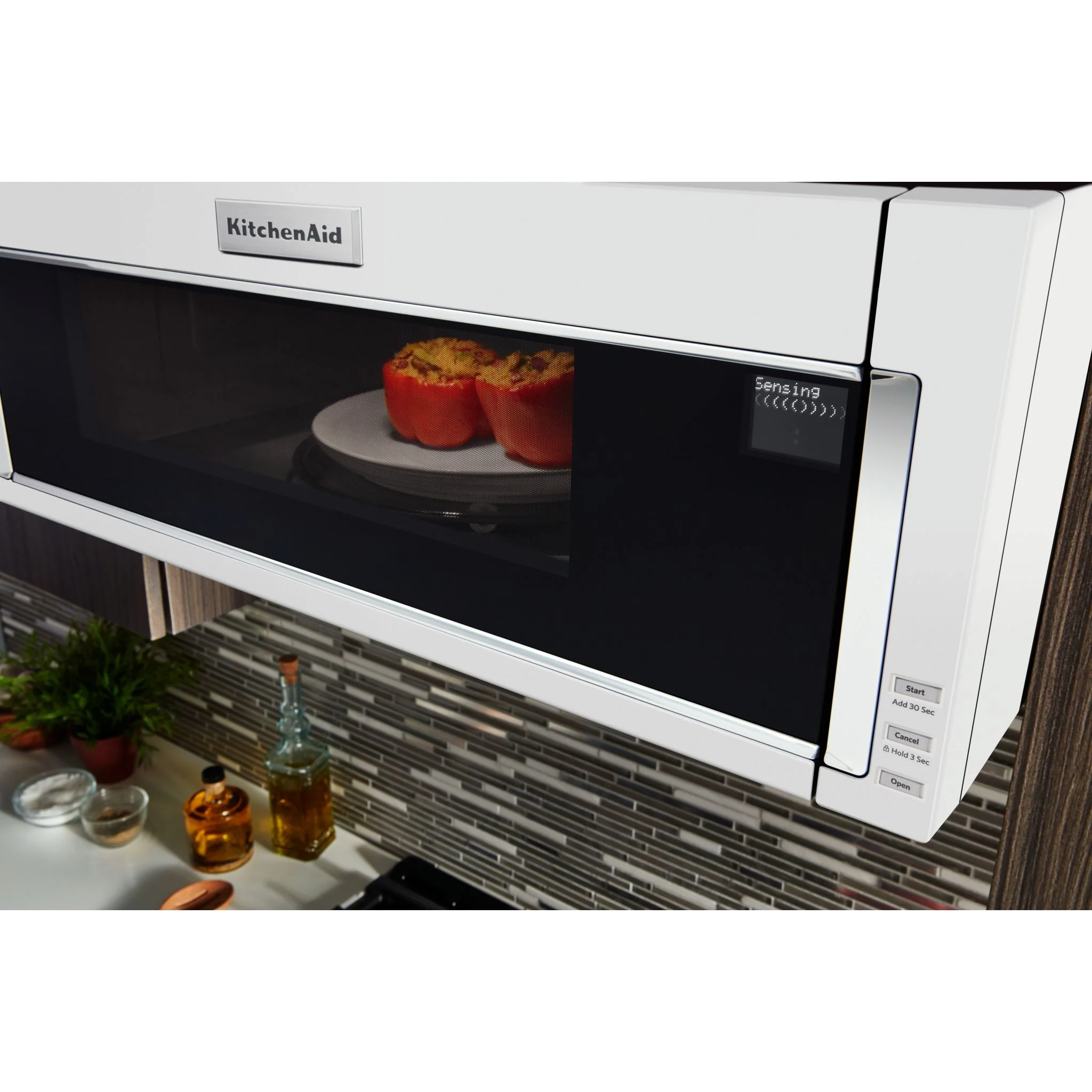 KitchenAid  900-Watt Low Profile Microwave Hood Combination (YKMLS311HWH) - Image 6