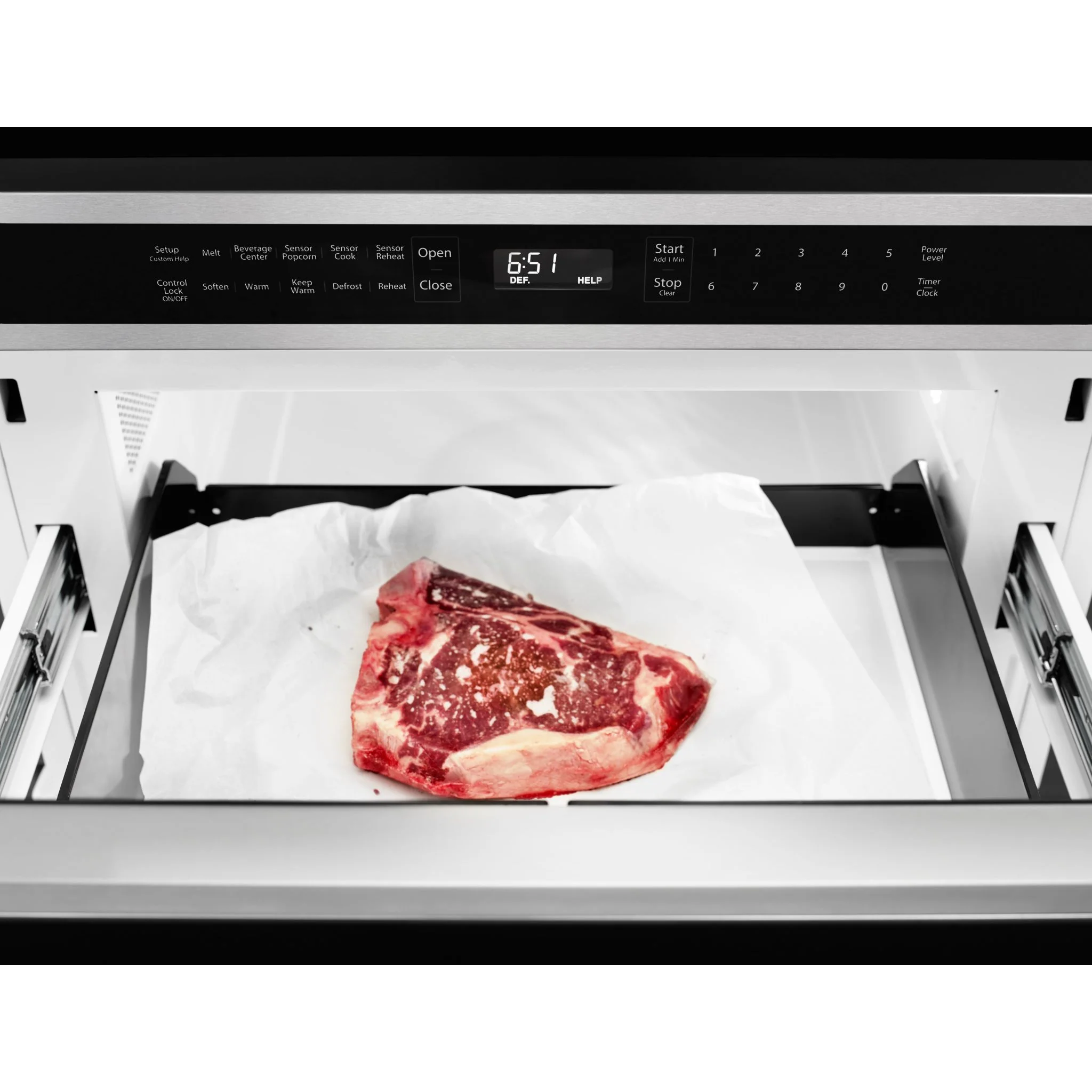 KitchenAid 24" Under-Counter Microwave Oven Drawer -Stainless Steel (KMBD104GSS) - Image 15
