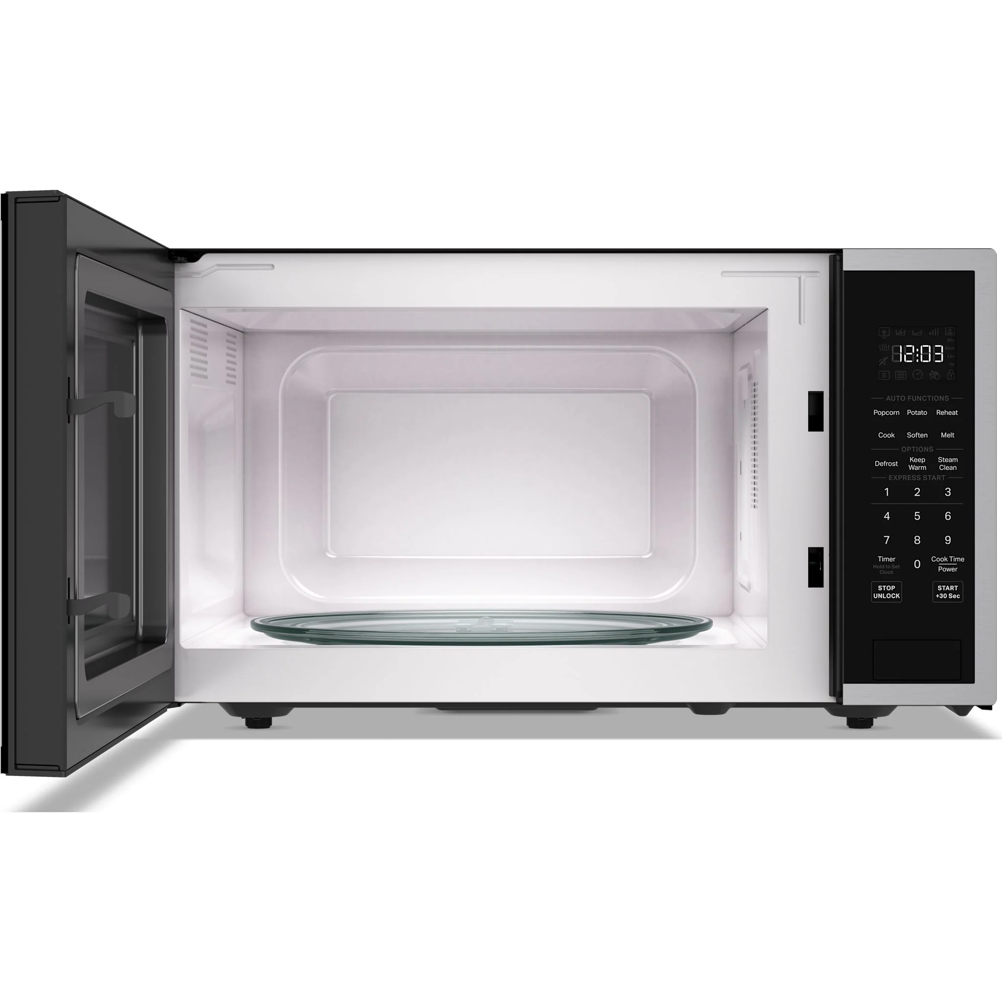 KitchenAid 1.6 Cu. Ft. Countertop Microwave with Auto Functions -PrintShield Stainless (YKMCS122SPS) - Image 5