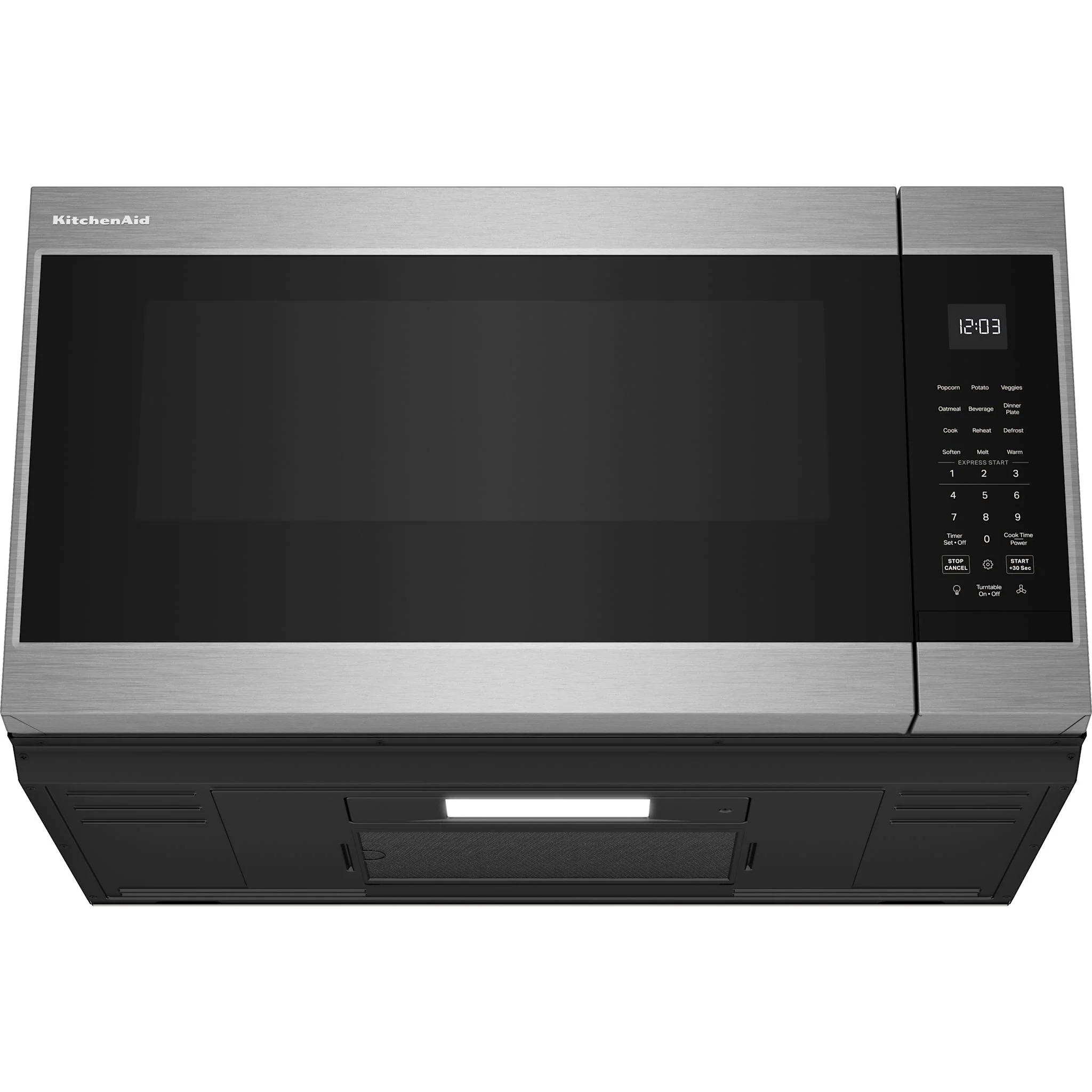 KitchenAid 1.9cu ft Over The Range Microwave with Print Shield -PrintShield Stainless (YKMMS130RPS) - Image 2