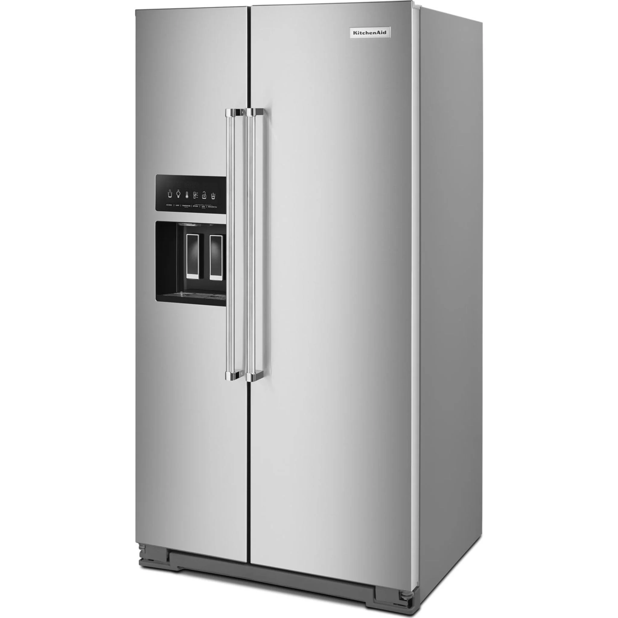 KitchenAid  19.9 cu.. ft. Counter-Depth Side-by-Side Refrigerator with Exterior Ice and Water and PrintShield finish - Stainless Steel (KRSC700HPS) - Image 40