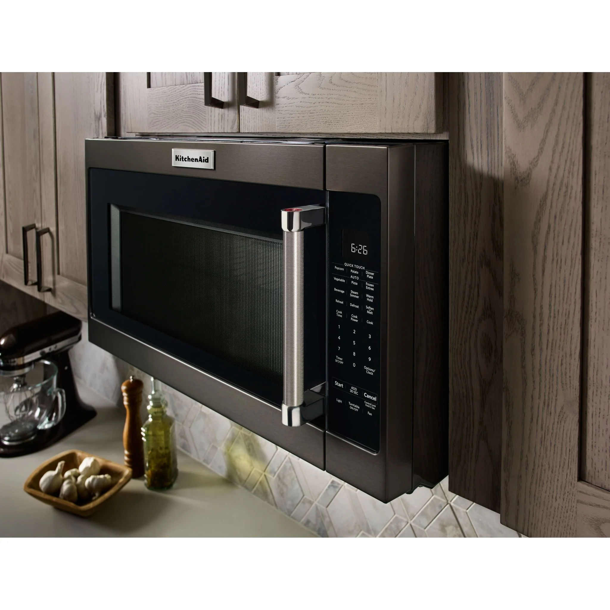 KitchenAid 900-Watt Microwave with 7 Sensor Functions - 30" (YKMHS120EBS) - Image 5