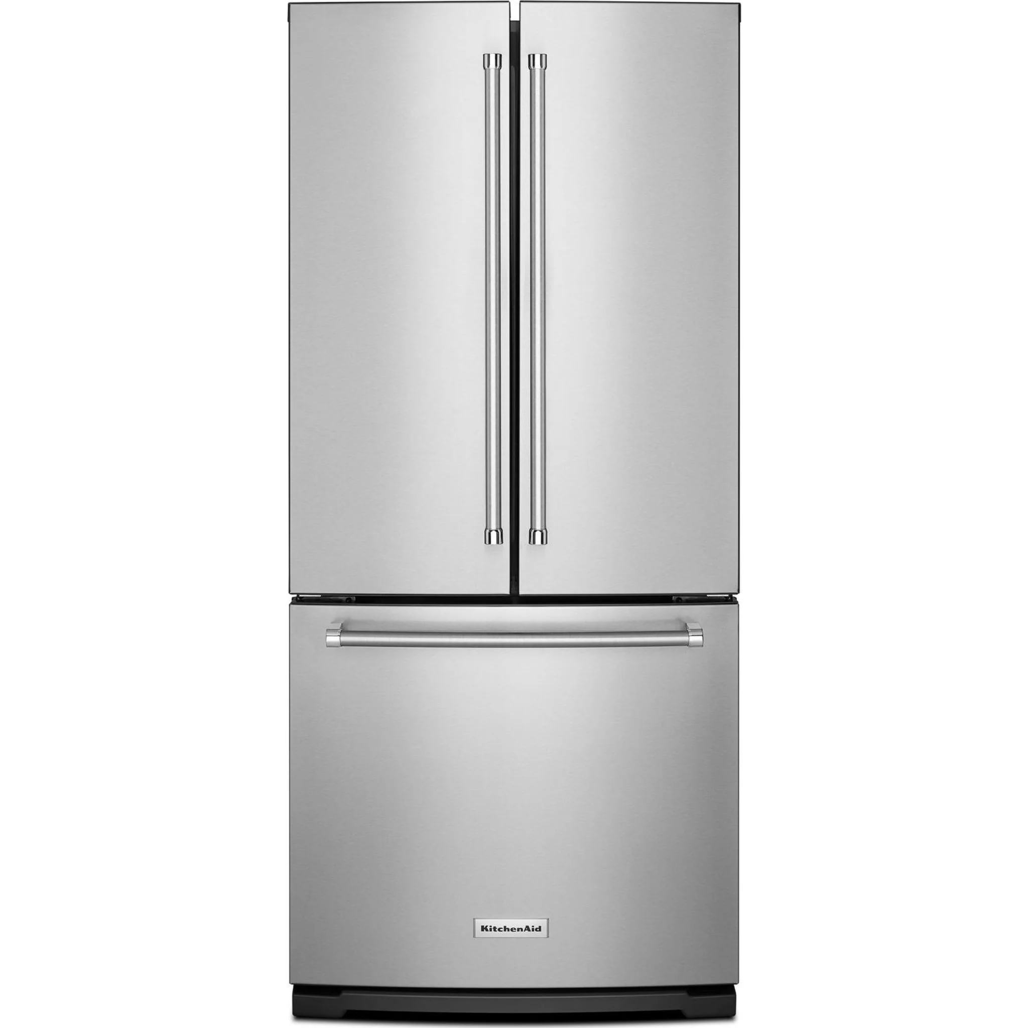 KitchenAid 20 cu.ft. 30" Width Standard Depth French Door Refrigerator with Interior Dispense - Stainless Steel (KRFF300ESS) - Image 15