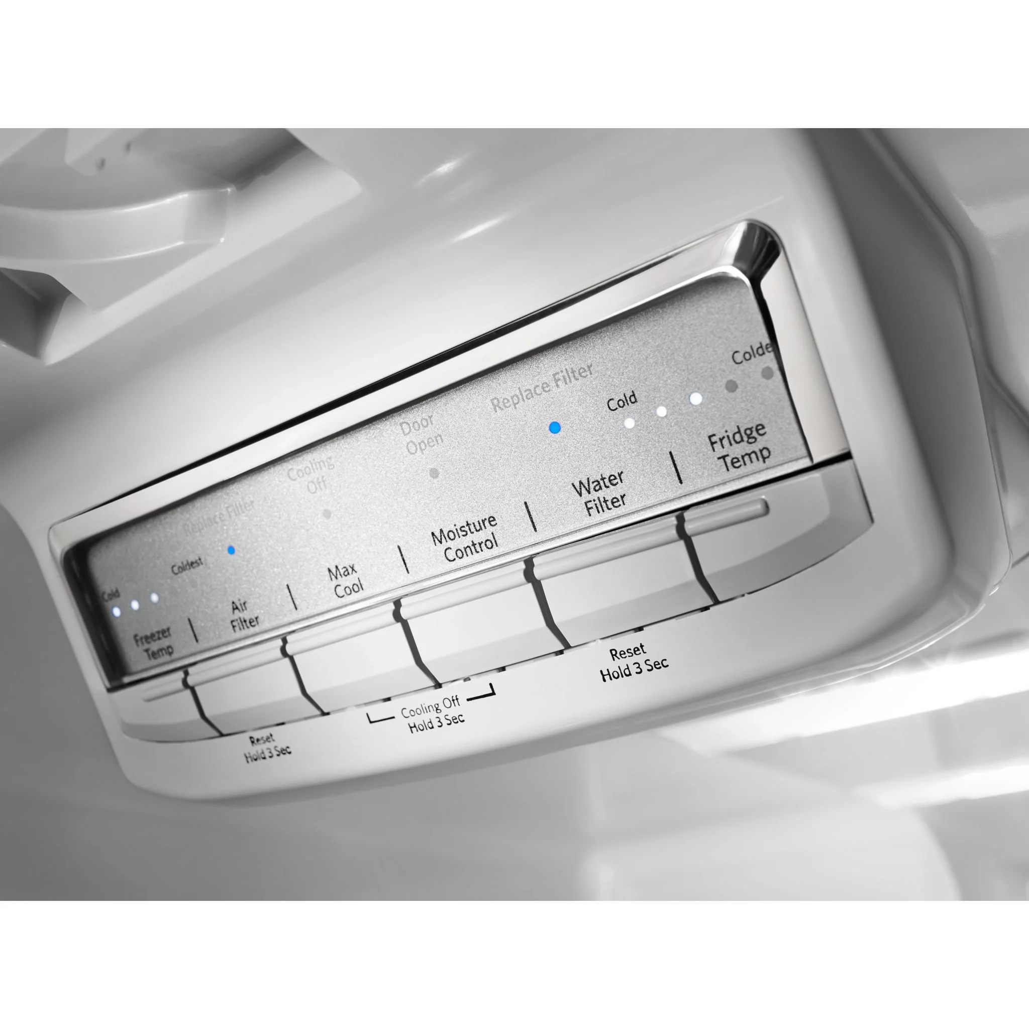 KitchenAid 20 cu.ft. 30" Width Standard Depth French Door Refrigerator with Interior Dispense - Stainless Steel (KRFF300ESS) - Image 2