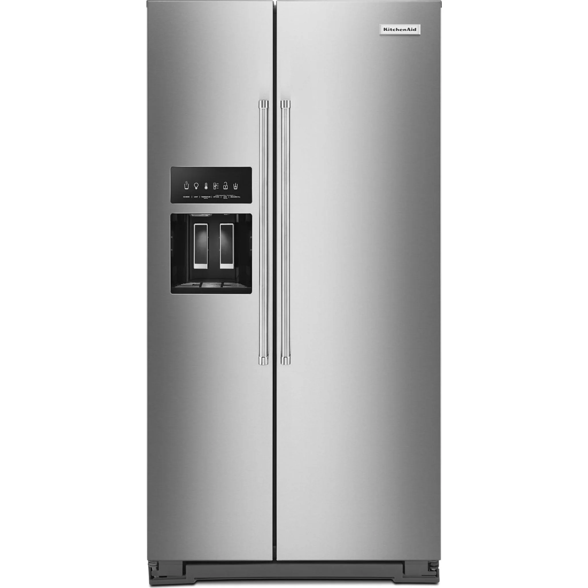 KitchenAid  22.6 cu.. ft. Counter-Depth Side-by-Side Refrigerator with Exterior Ice and Water and PrintShield finish -Stainless Steel  (KRSC703HPS) - Image 52